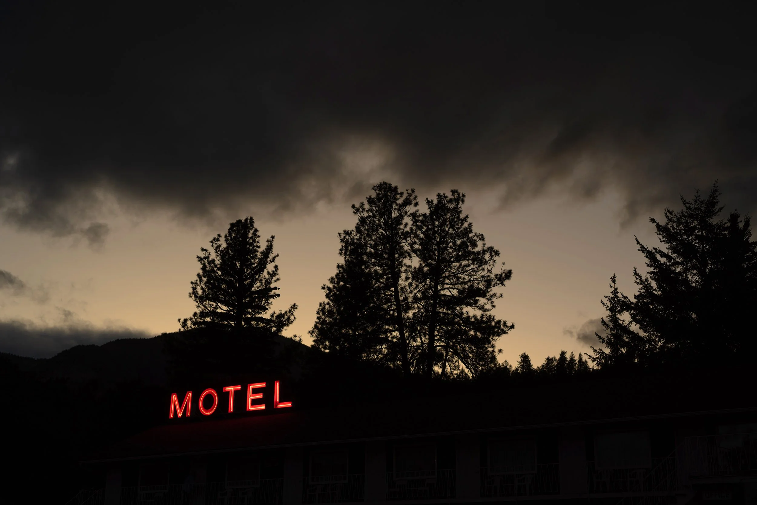 A motel in Clinton, BC, Canada