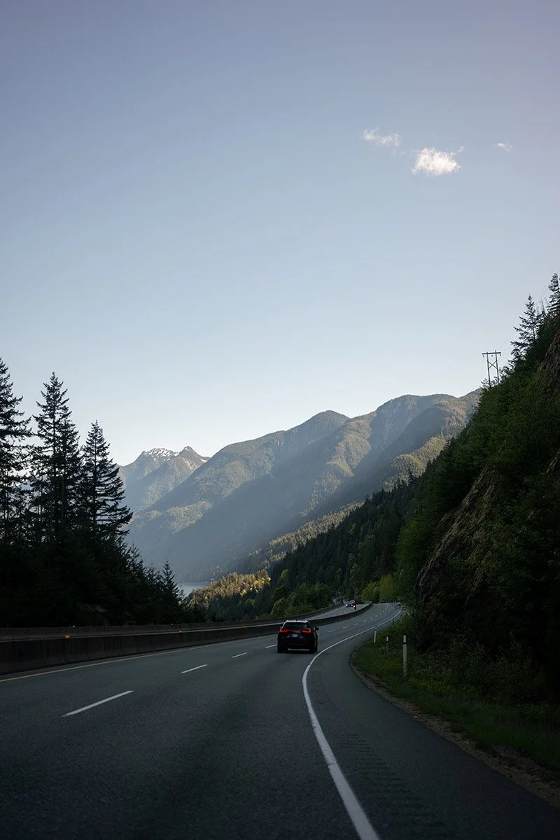 Sea to Sky Highway, BC, morning, April 2026