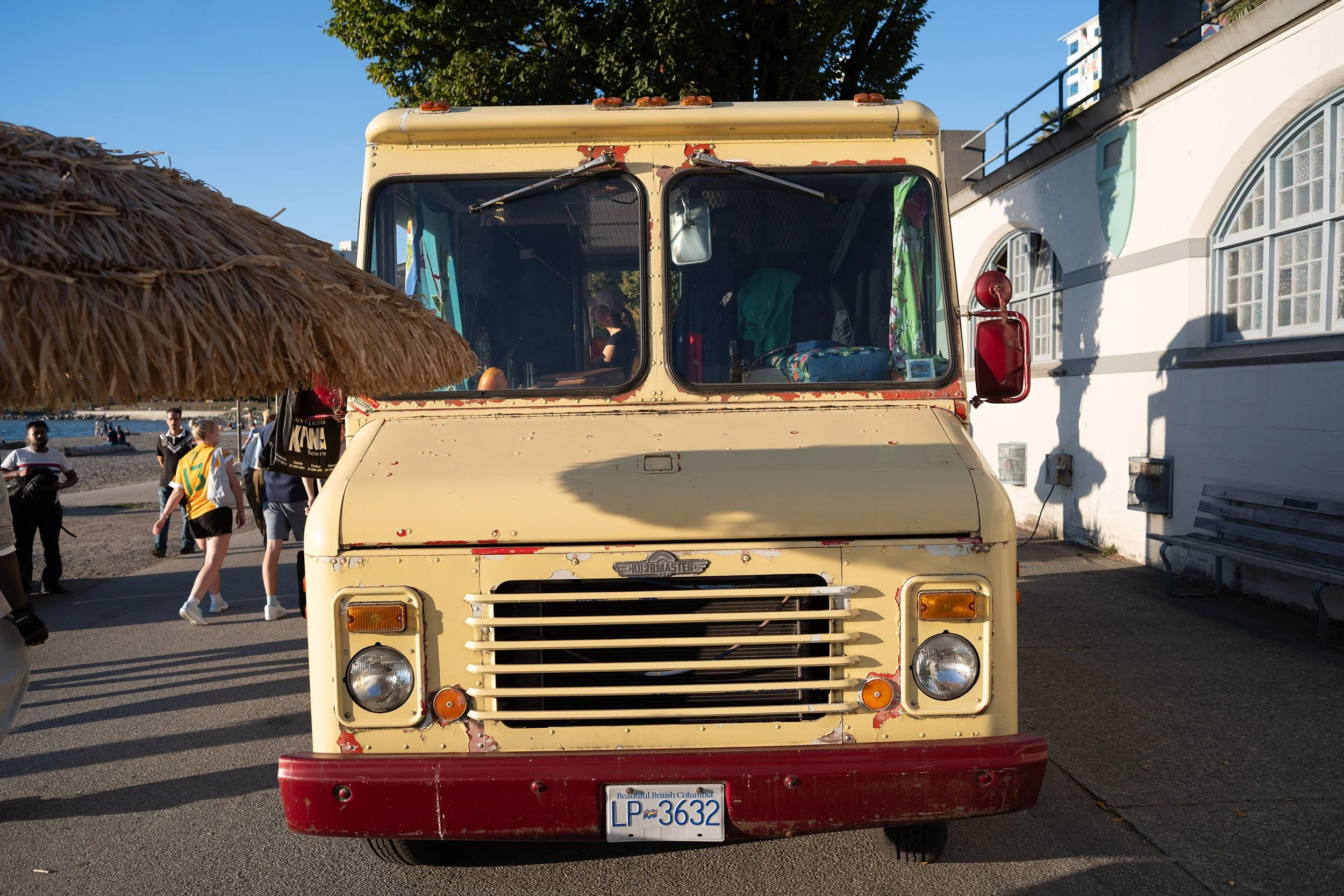 Ice cream truck at English Bay Beach in Vancouver. Sample image from a Leica SL2-S and Contax Zeiss 28mm f/2.8