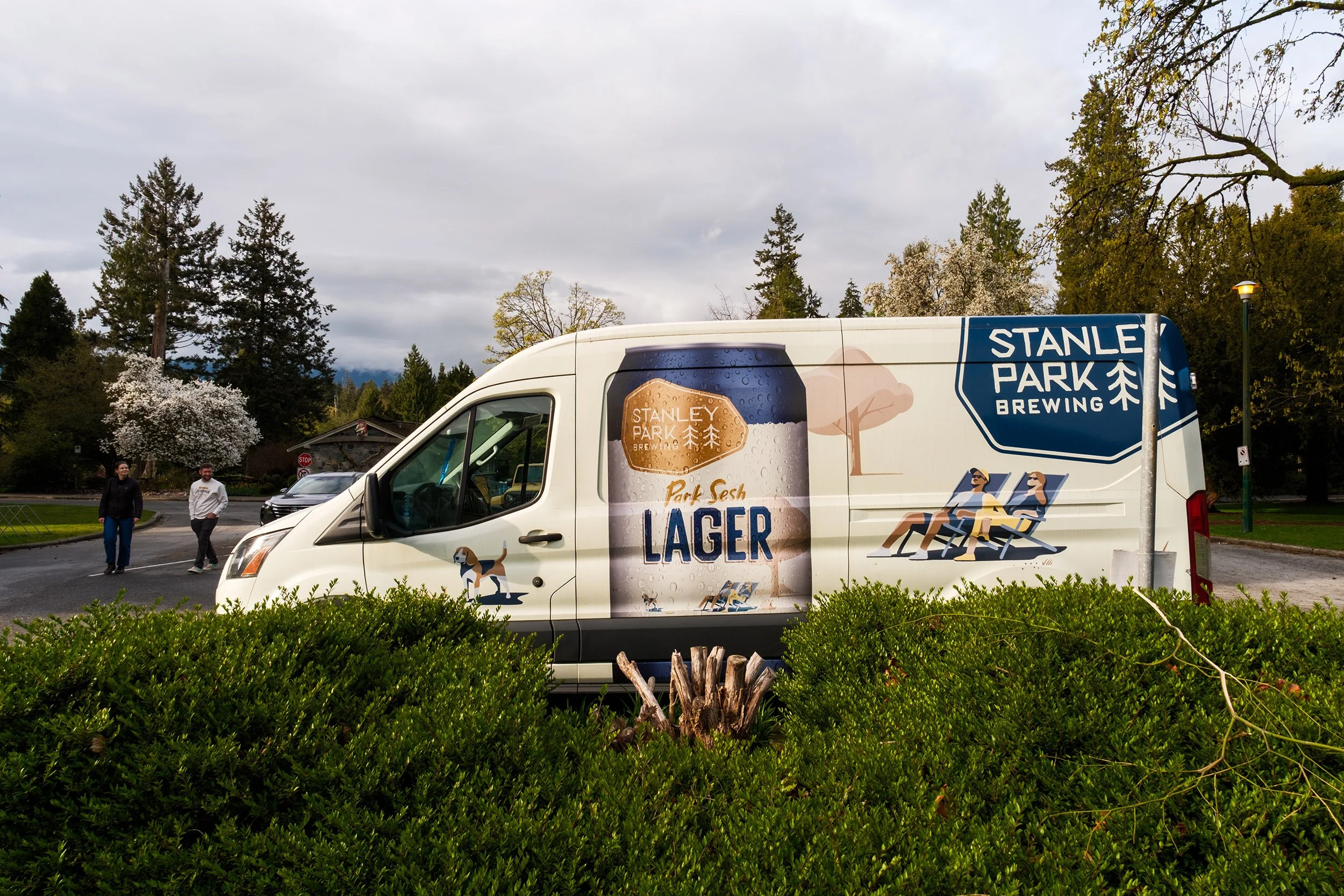 Stanley Park Brewing Van, West End, Vancouver. Sample image from a Sigma 15mm f/1.4 DC Contemporary and Fujifilm X-E5.