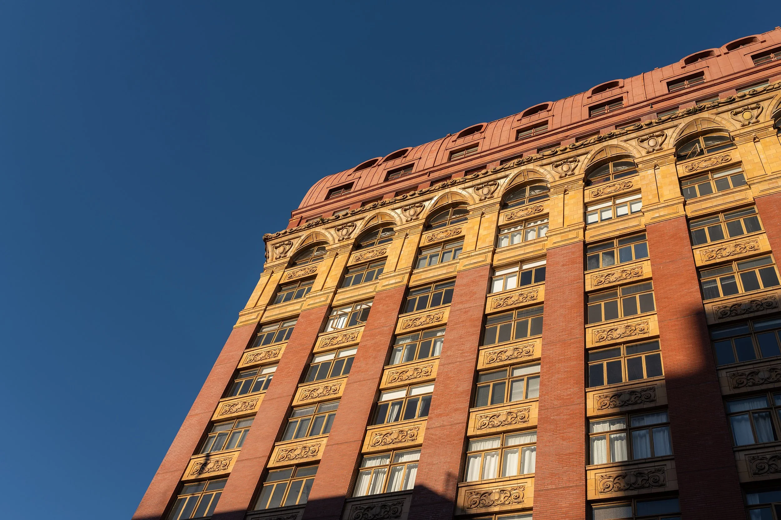 Dominion Building in Vancouver. Sample image from a Leica SL3-P and Sigma 35mm f/1.4 DG II Art.