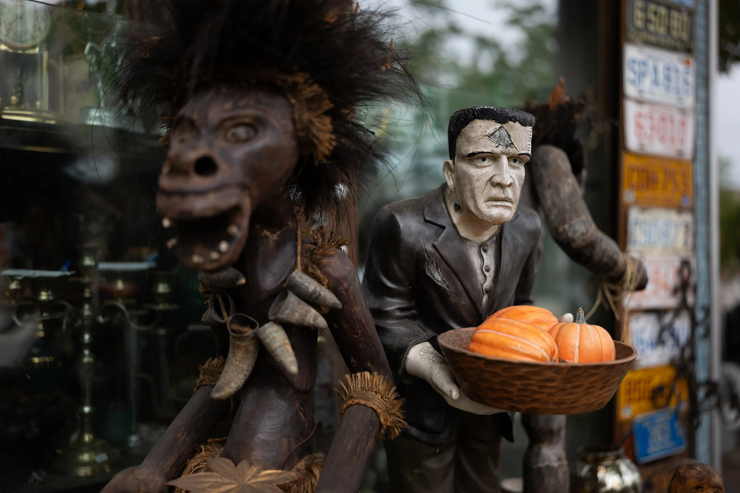 Display in front of a West 4th Ave shop in Vancouver. Sample image from a Sigma 35mm f/1.4 DG II Art and Leica SL2-S.