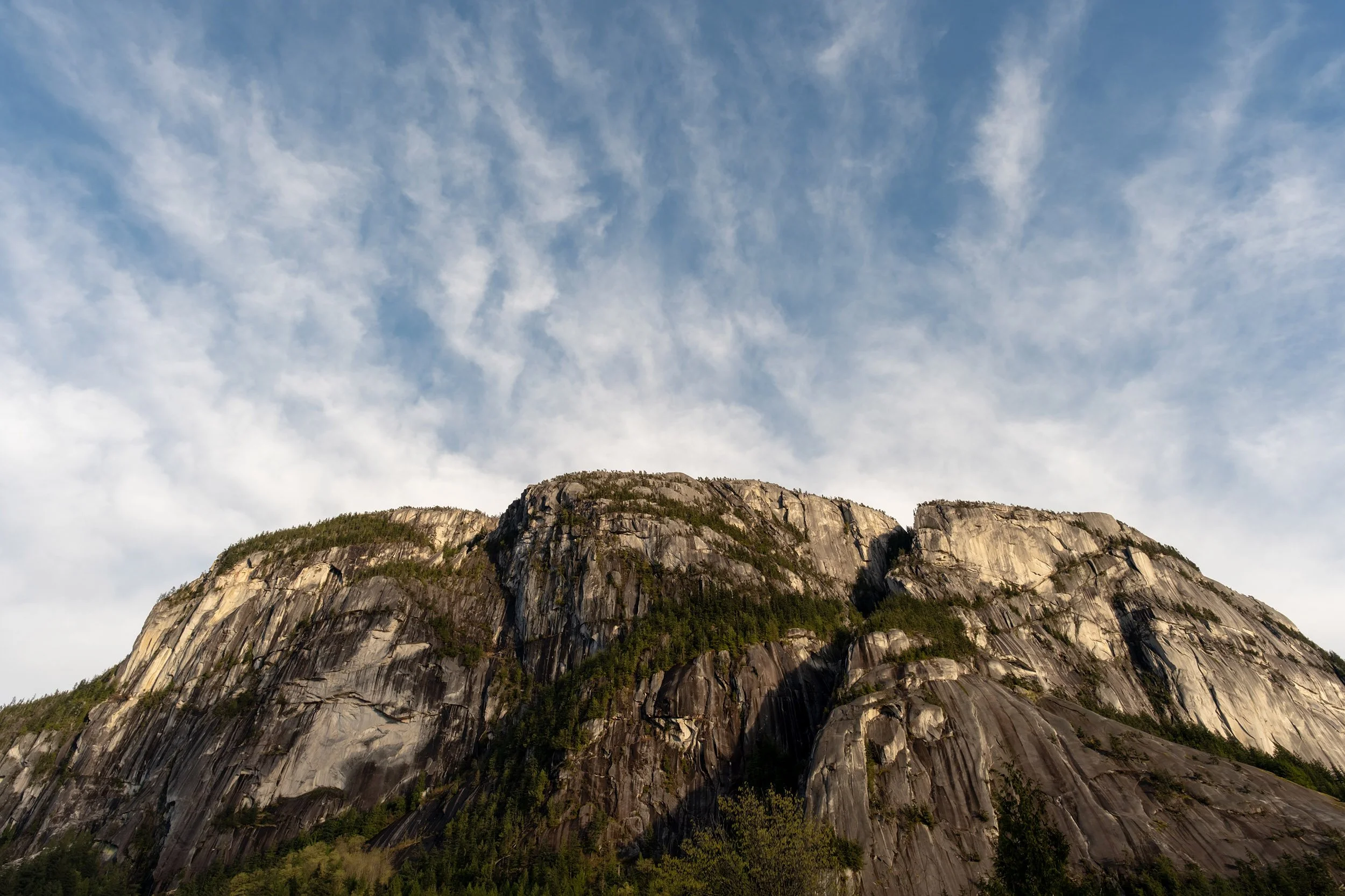 Stavamus Chief in Squamish, BC, Canada. Sample image from a Sigma 15mm f/1.4 DC Contemporary and Fujifilm X-E5.