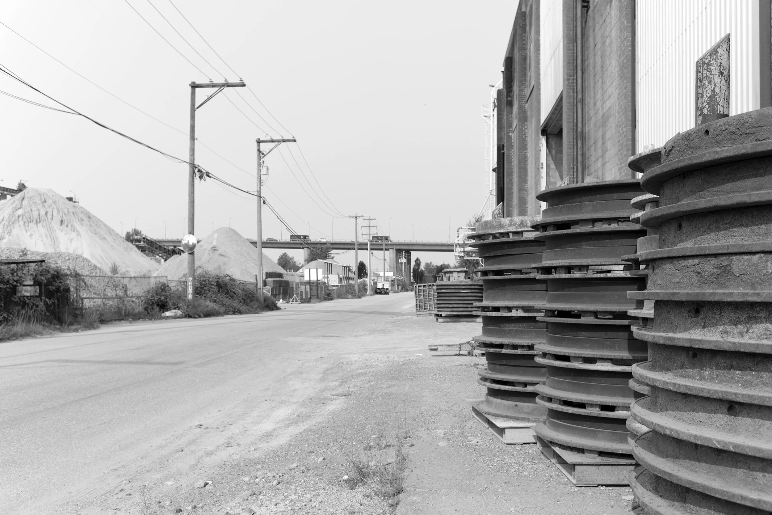 Marpole industrial area. Sample image from a Voigtländer Nokton Classic 35mm f/1.4 II MC and Leica SL2-S.