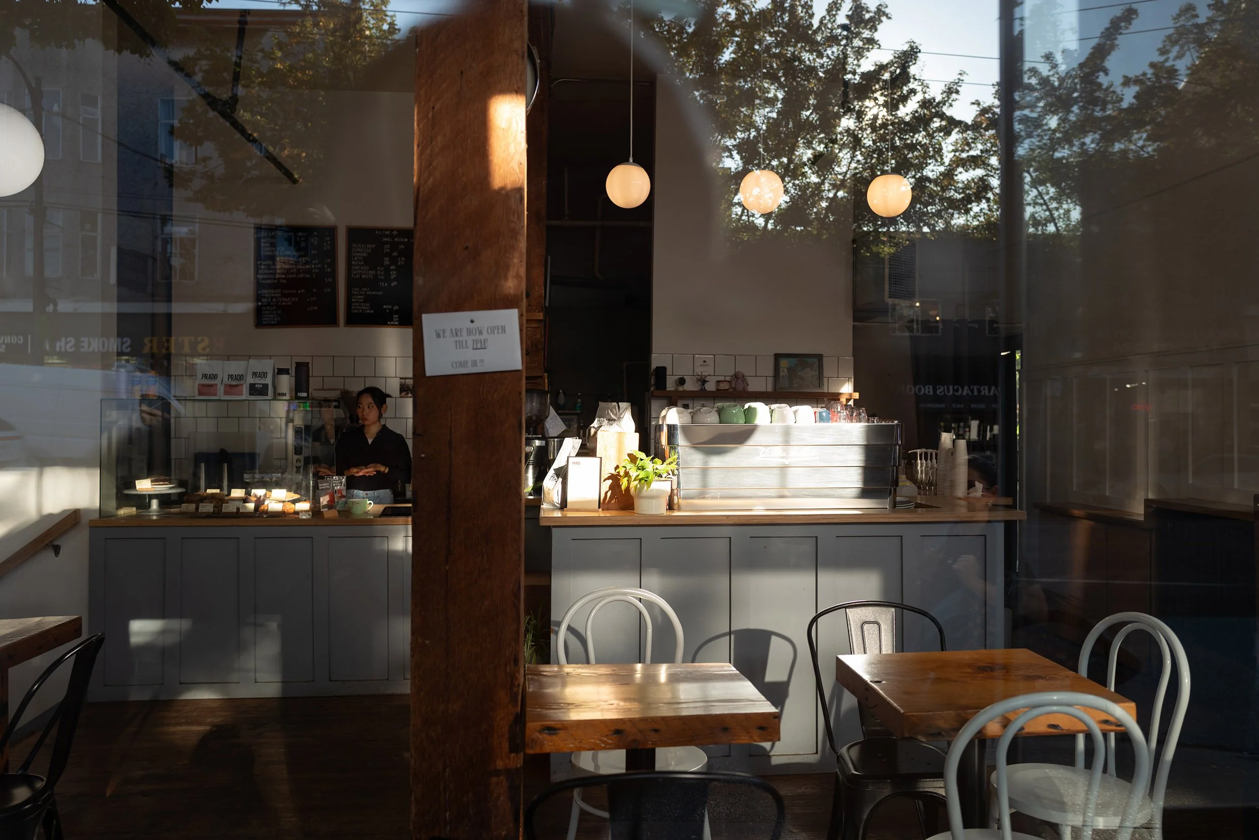 Prado Cafe, Commercial Drive, Vancouver. Sample photo from a Leica Q Typ 116