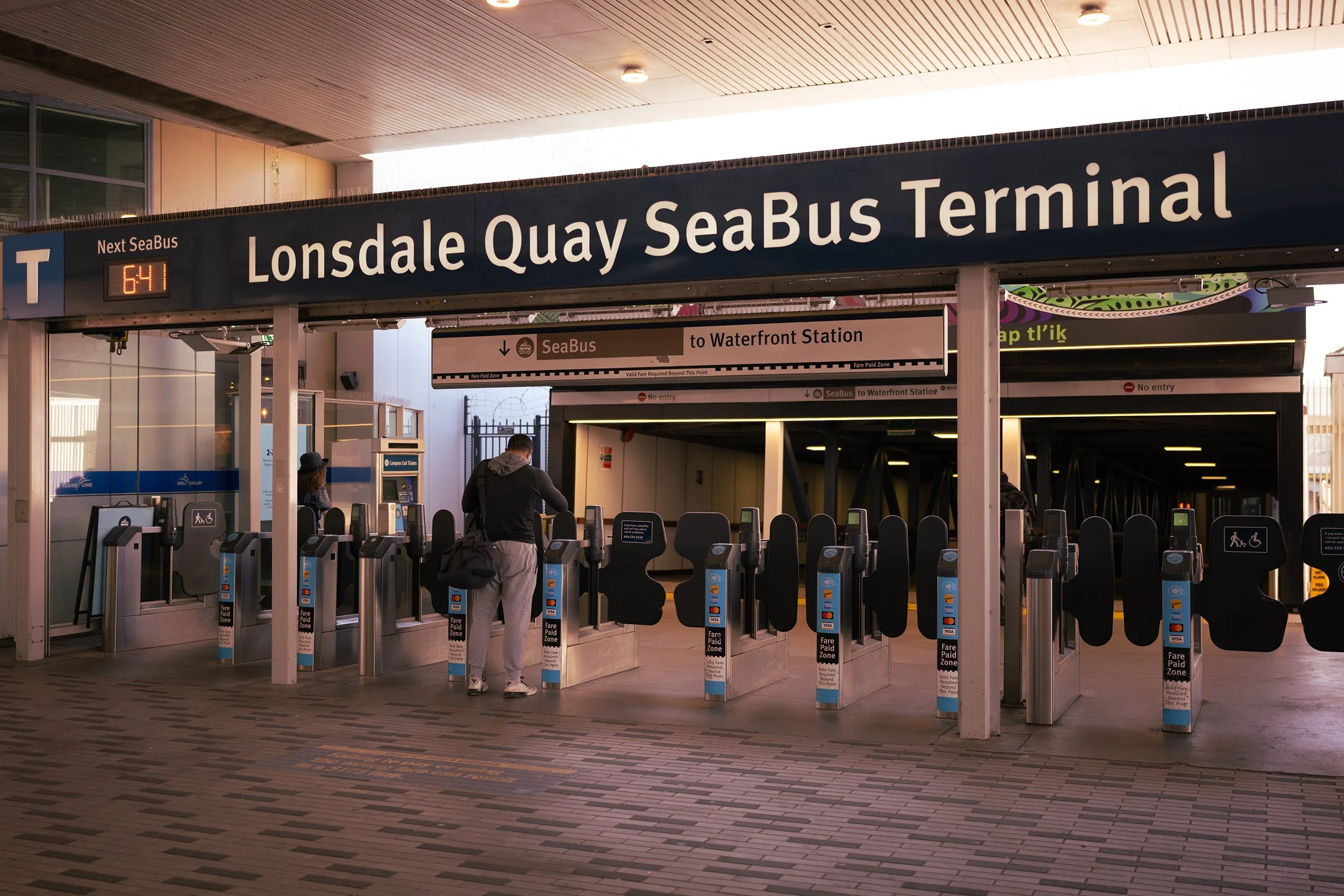 Lonsdale Quay SeaBus Terminal. Sample image from a Sigma 35mm f/1.4 DG II Art and Leica SL2-S.
