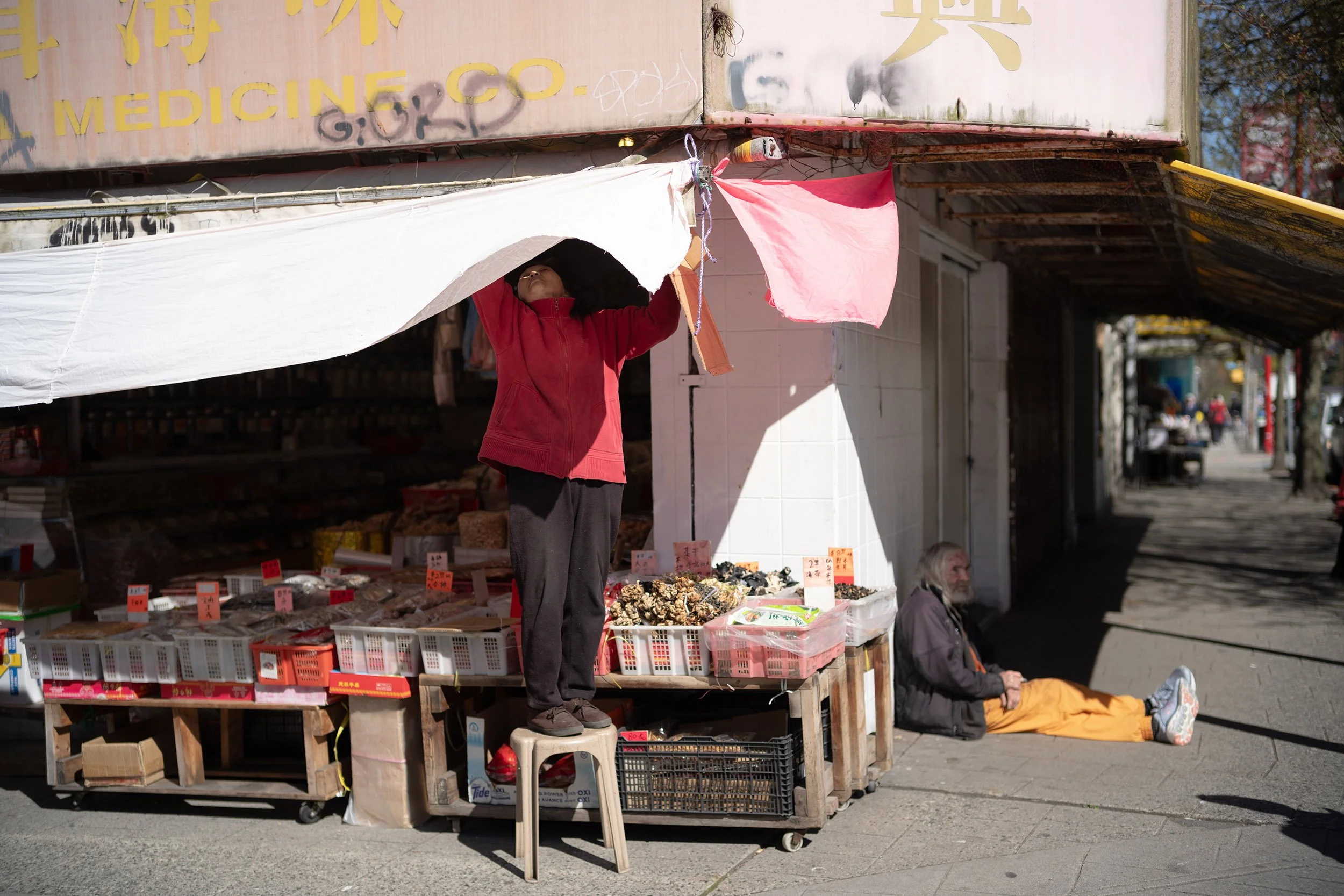 Street photography in Chinatown, Vancouver.
