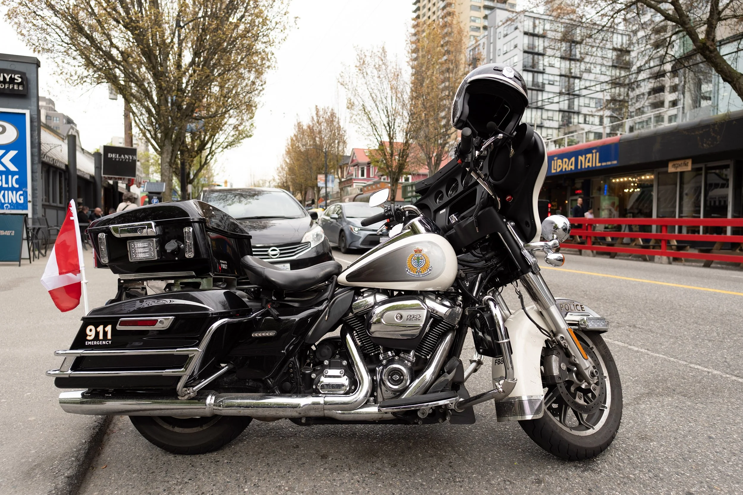 A Harley Davidson VPD motor cycle. Sample image from a Sigma 15mm f/1.4 DC Contemporary and Fujifilm X-E5.