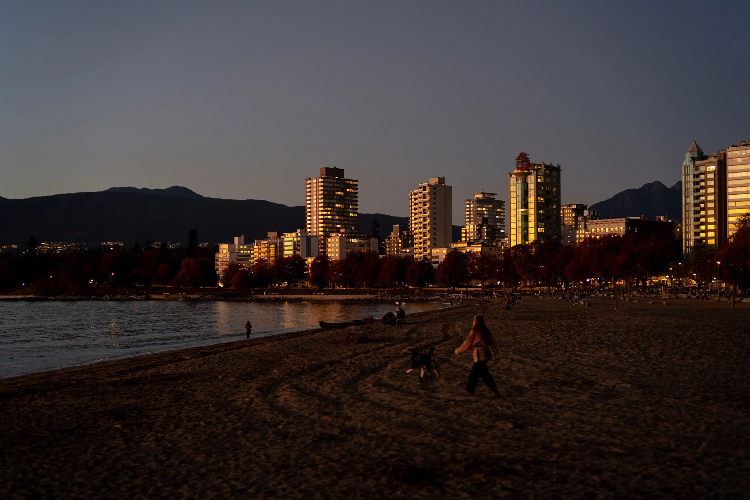English Bay Beach, October evening 2026
