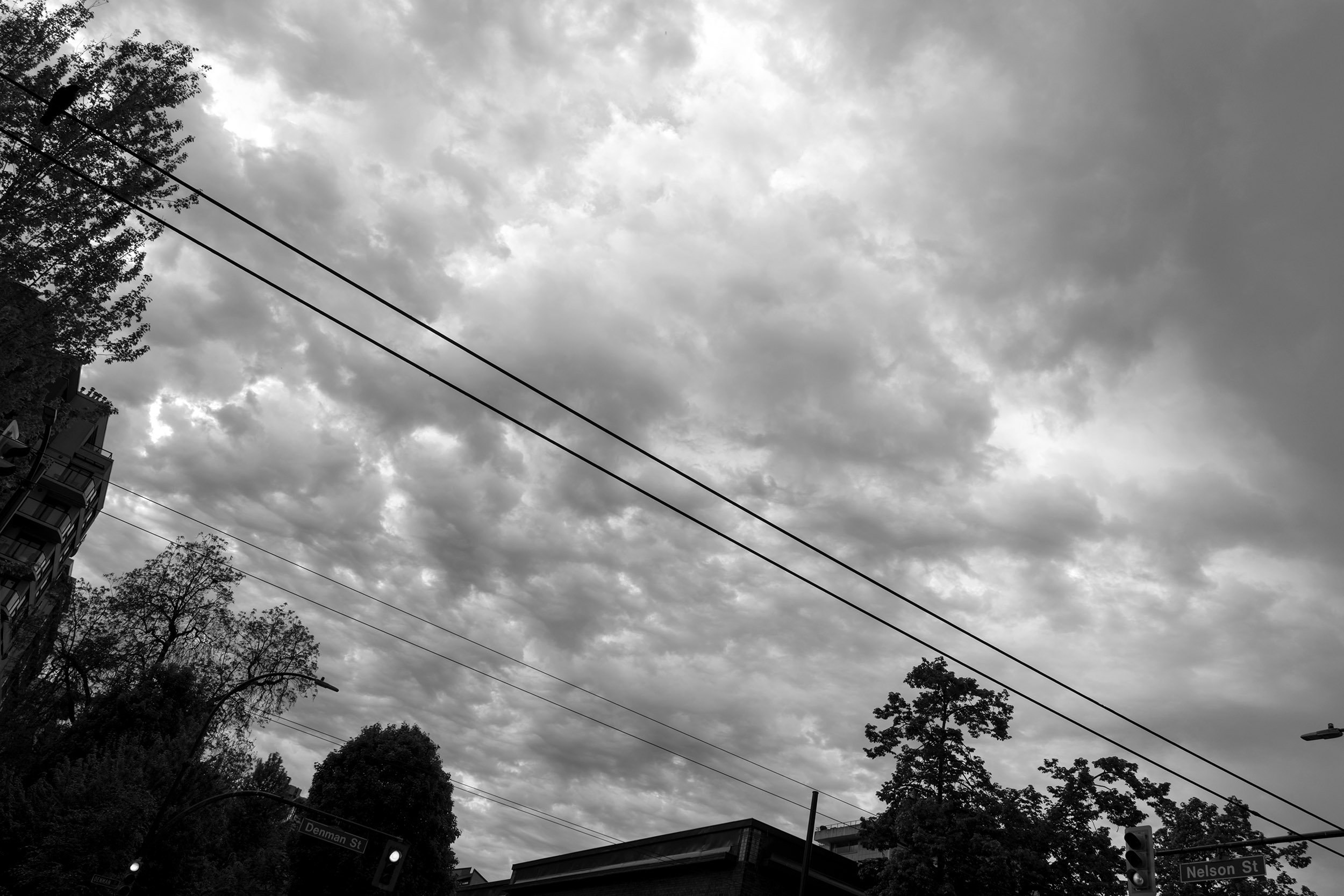 Clouds, West End, Vancouver, March 12 2026