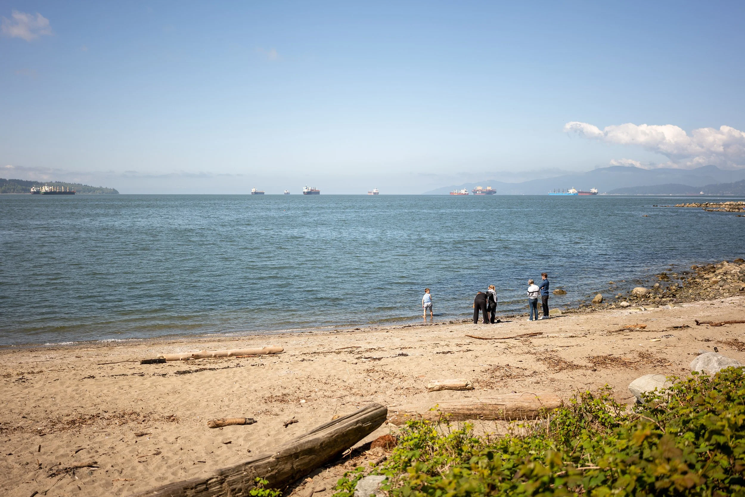 English Bay Beach, beautiful spring day, 2026