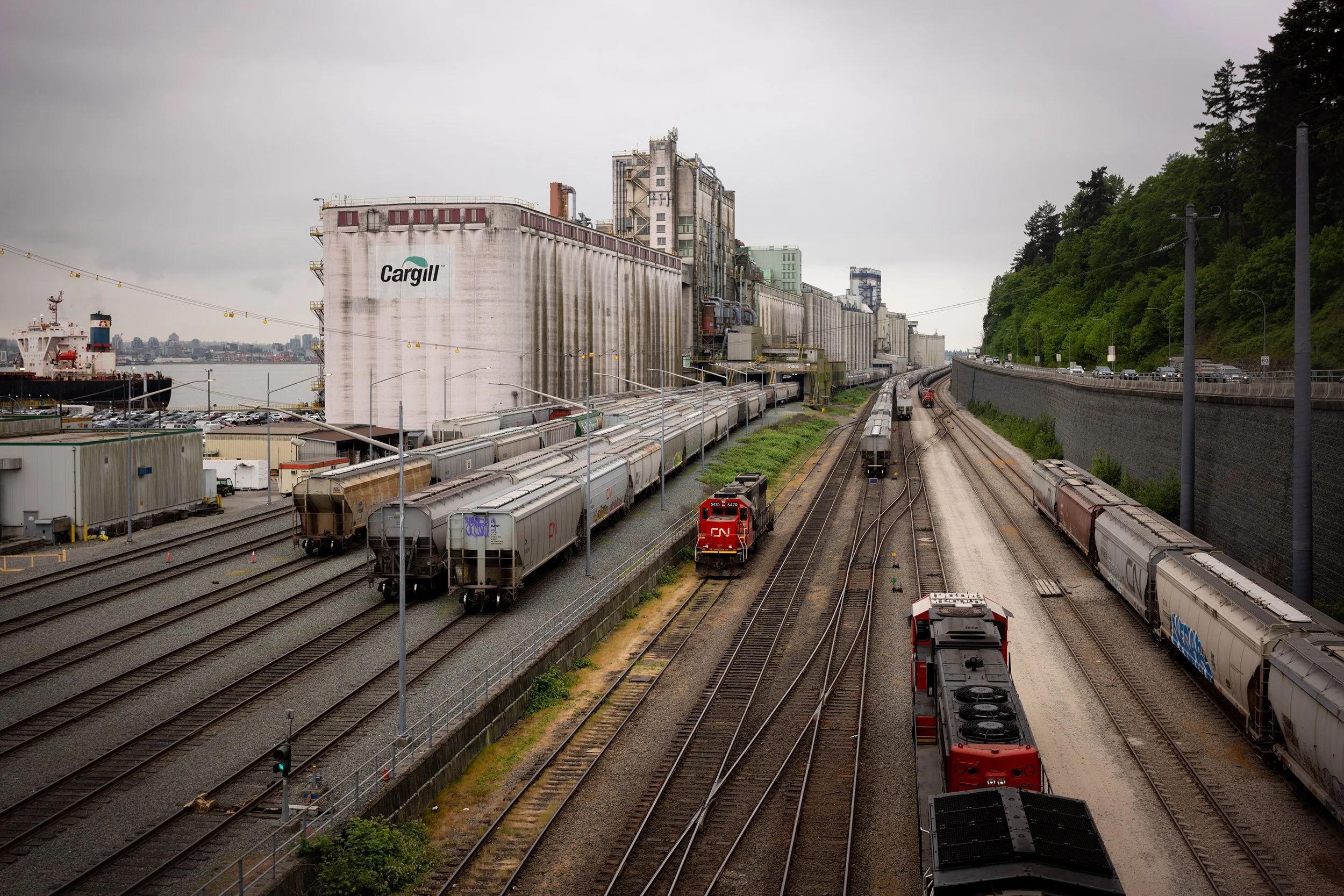 Train tracks in North Vancouver. Sample image from a Sigma 35mm f/1.4 DG II Art and Leica SL2-S.