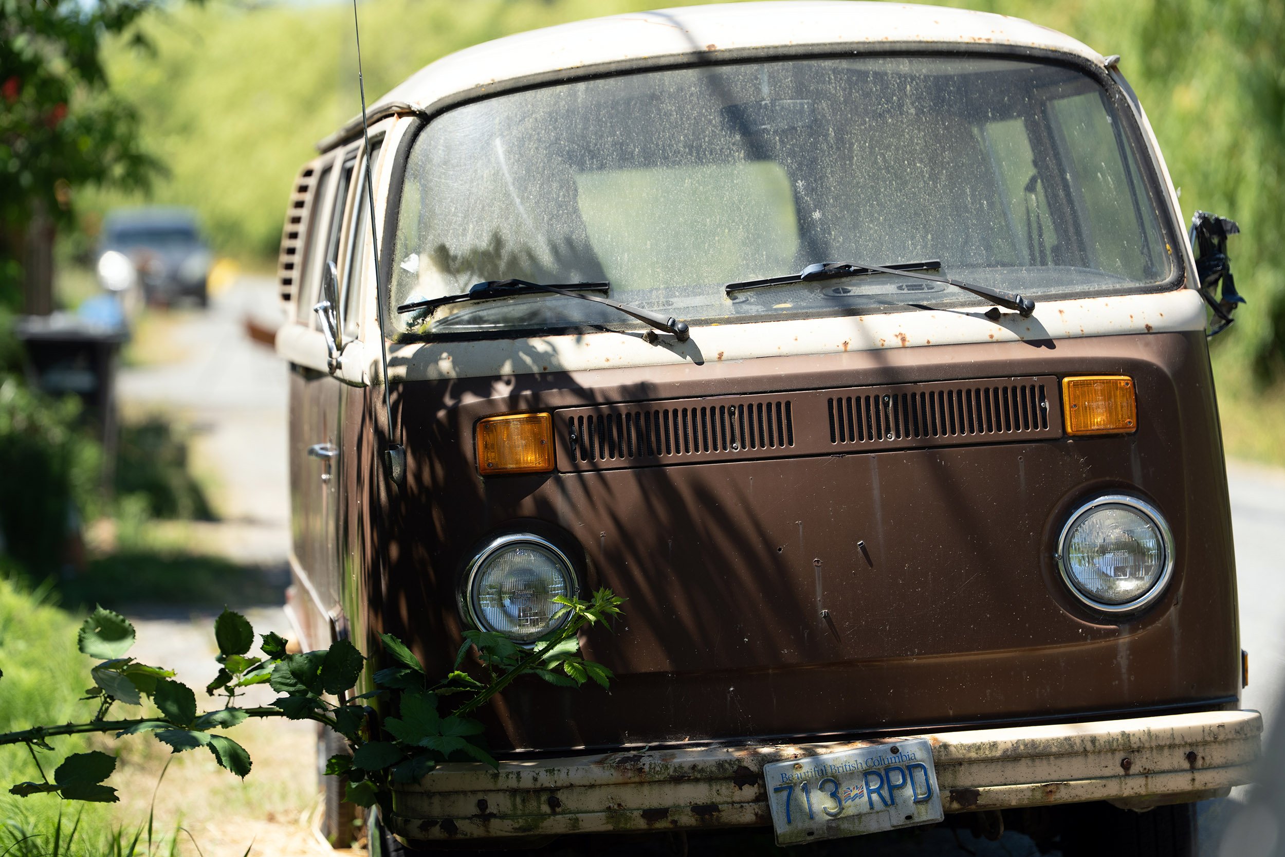 Old VW Van. Sample image from a Sony FE 50-150mm f/2 GM and Sony A7 V.