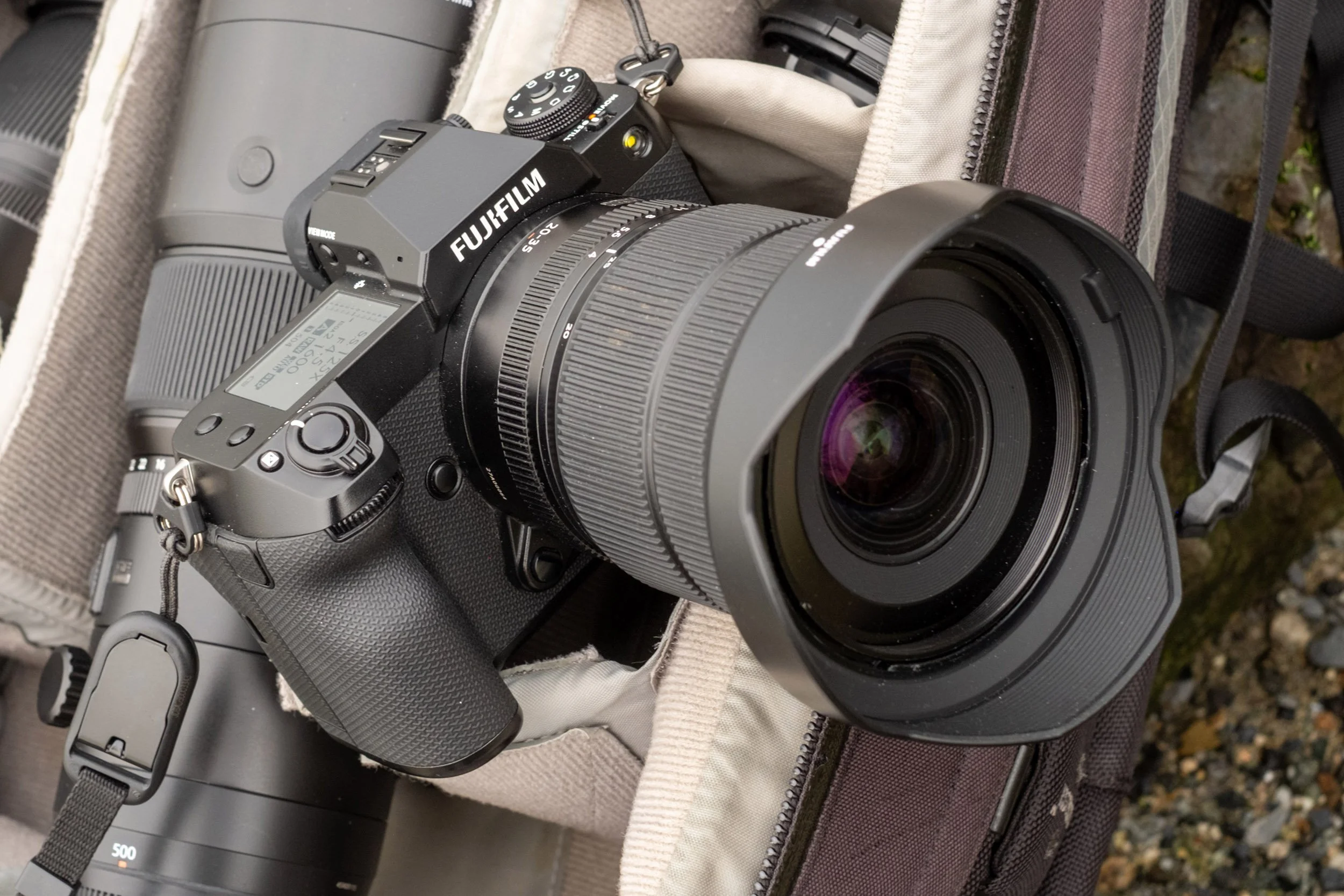 Fujifilm GFX 100S II and GF 20-35mm f/4 R WR