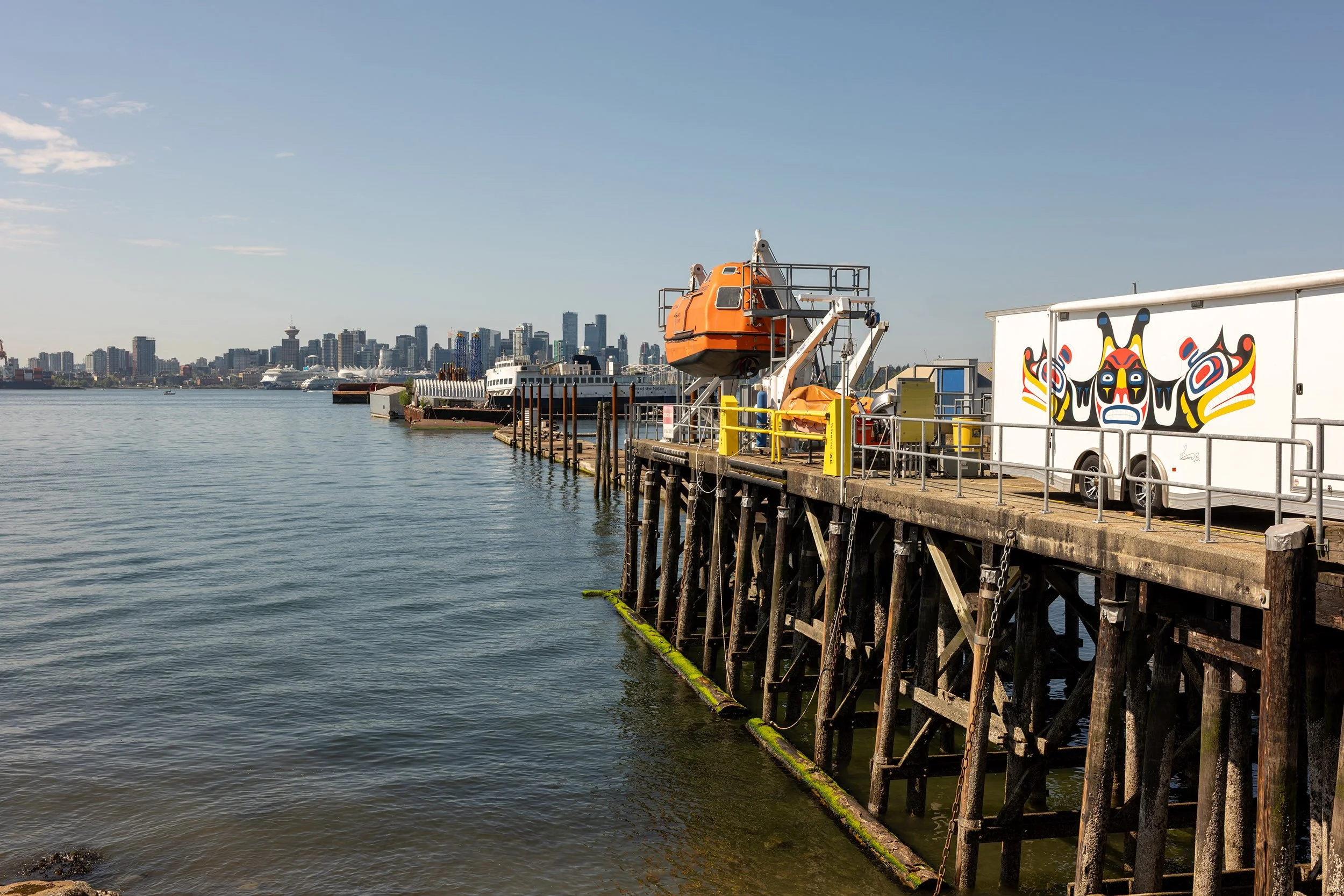 The Harbour in North Vancouver. Sample photo from a Sigma 35mm f/1.4 DG II Art and Leica SL2-S.