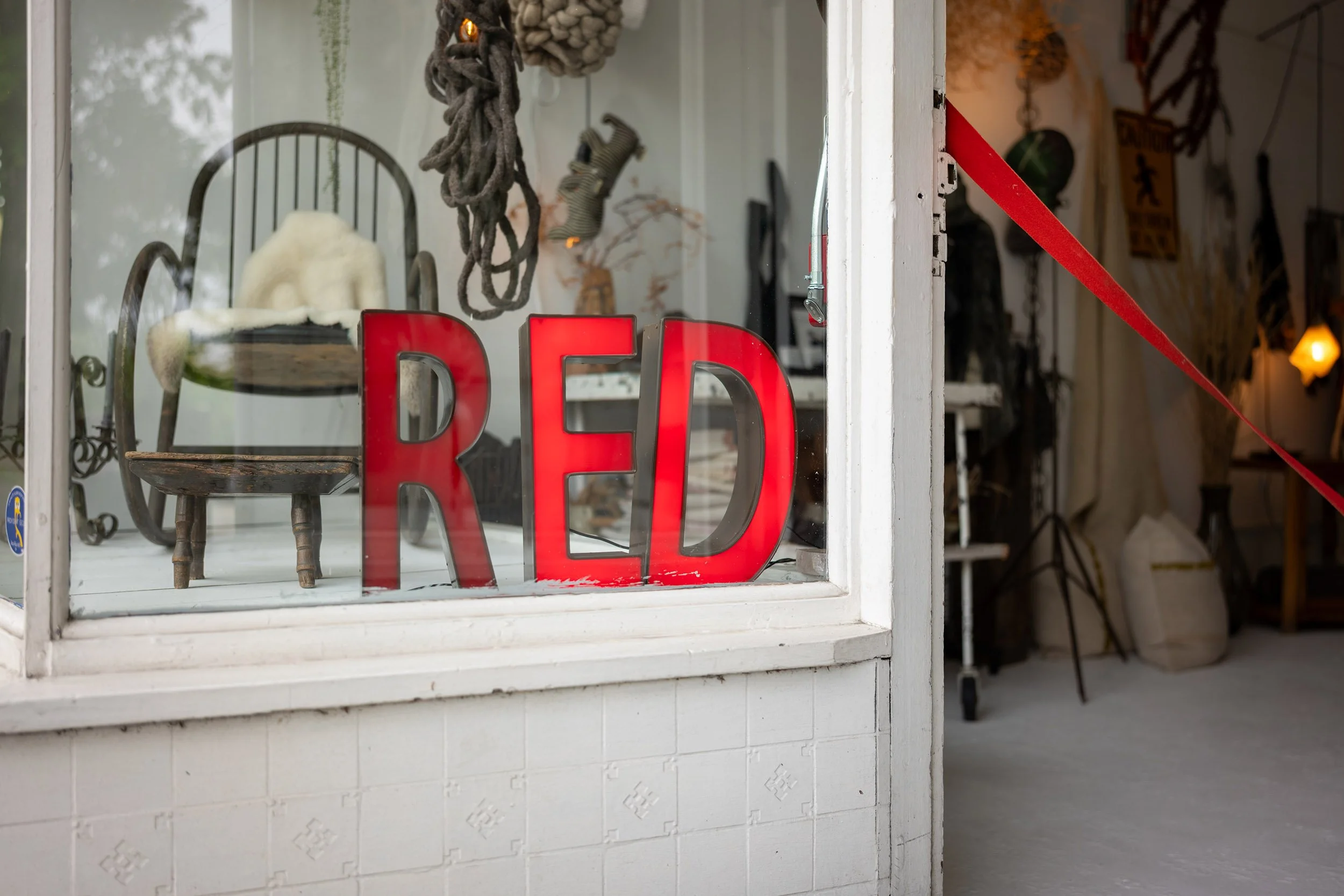Shop display along West 4th Ave. in Vancouver. Sample image from a Sigma 35mm f/1.4 DG II Art and Leica SL2-S.