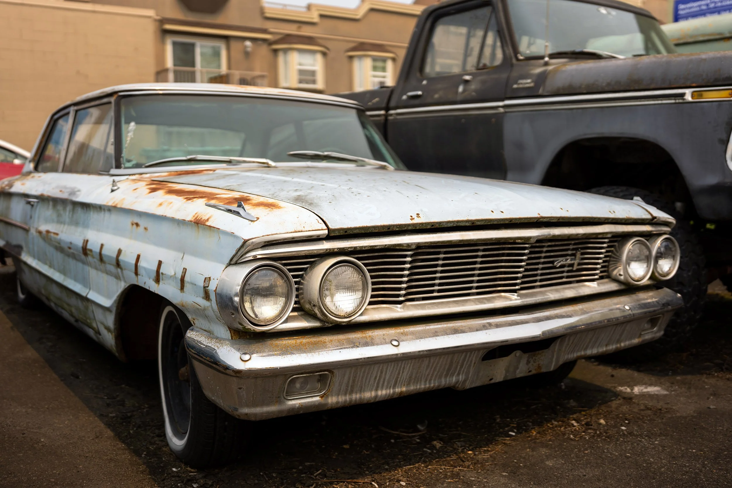 Old car in Steveston. Sample image from a Sony A7R VI