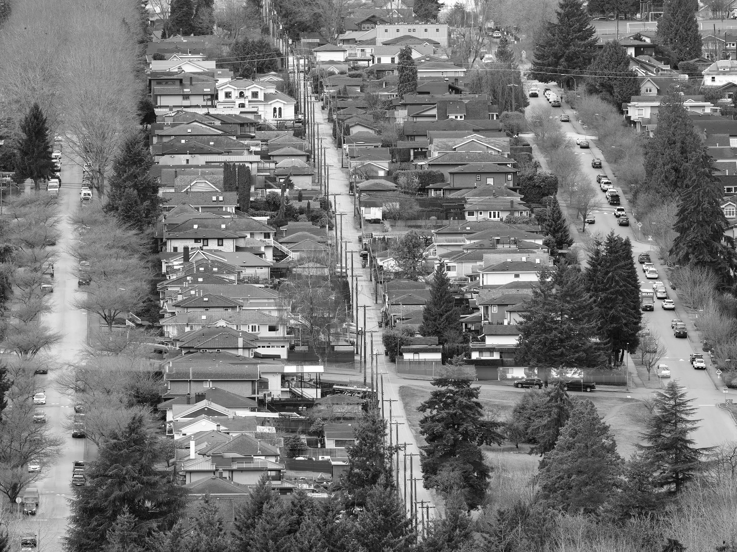 East Vancouver. Sample image from a Fujifilm GF 500mm f/5.6 R LM OIS WR and Fujifilm GFX 100S II
