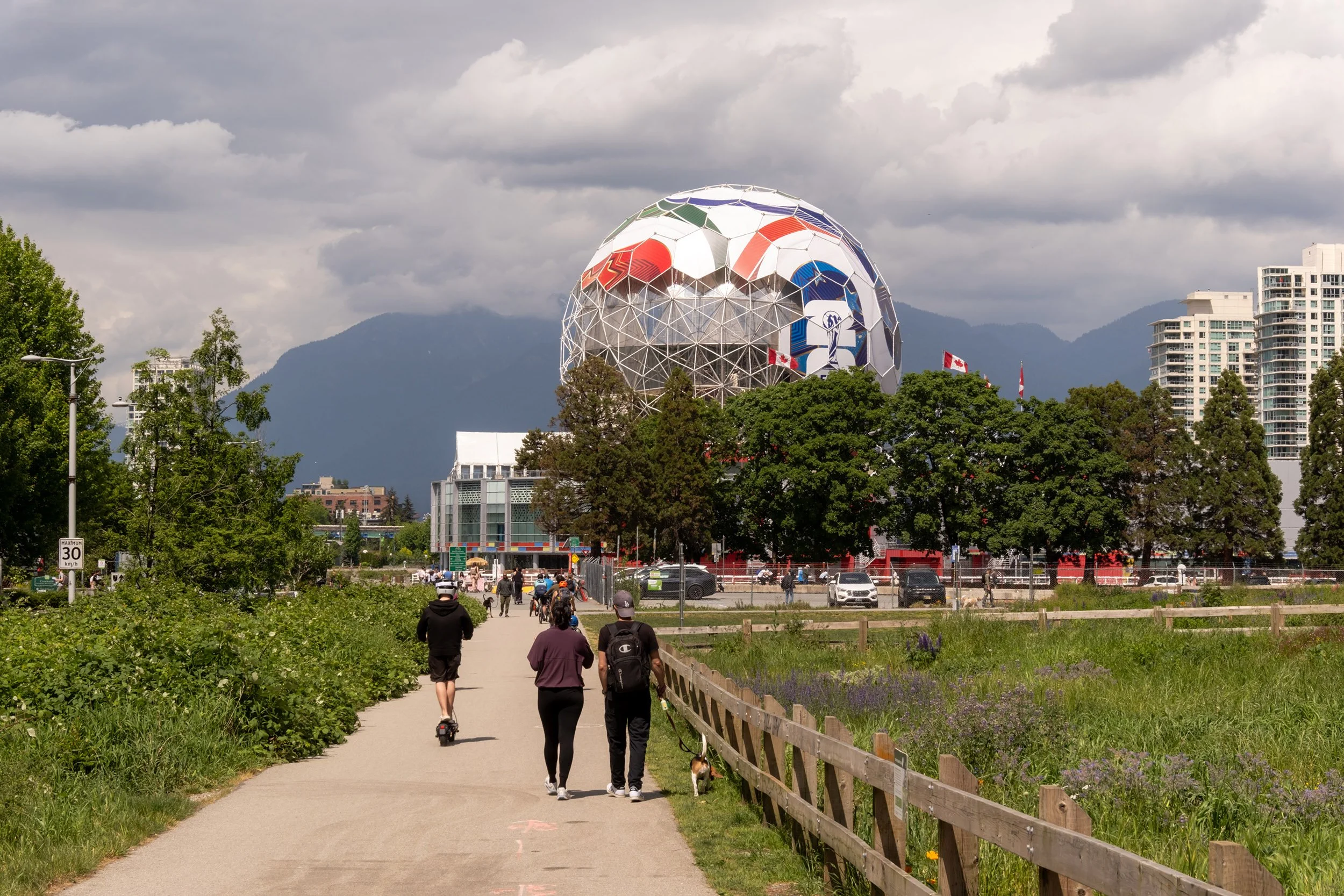 Science World in Vancouver. Sample image from a Fujifilm X-T50 and XF 16-50mm f/2.8 R LM WR.