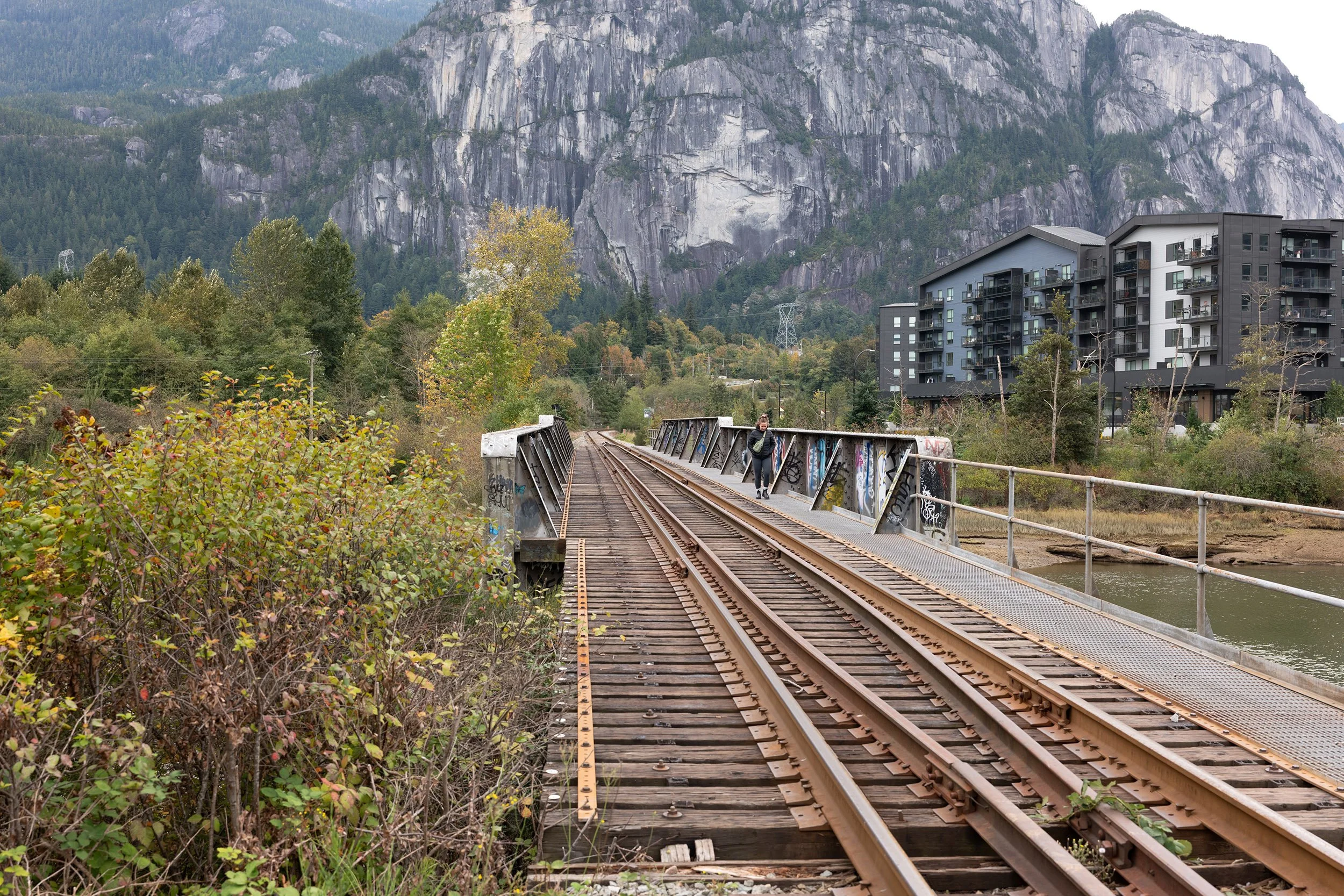 Railroad bridge in Squamish, September 2026