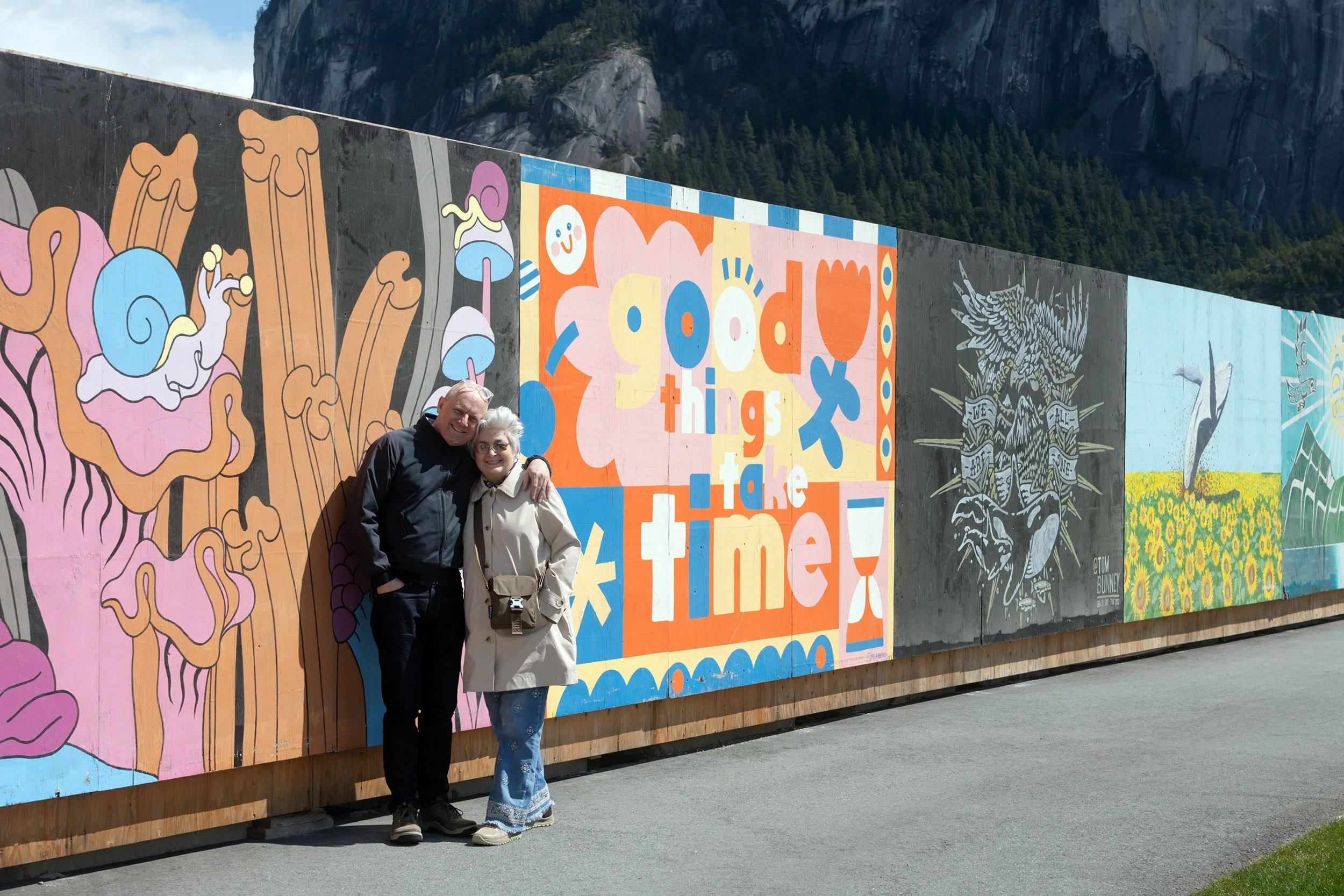 Jesper and Hanne in Squamish