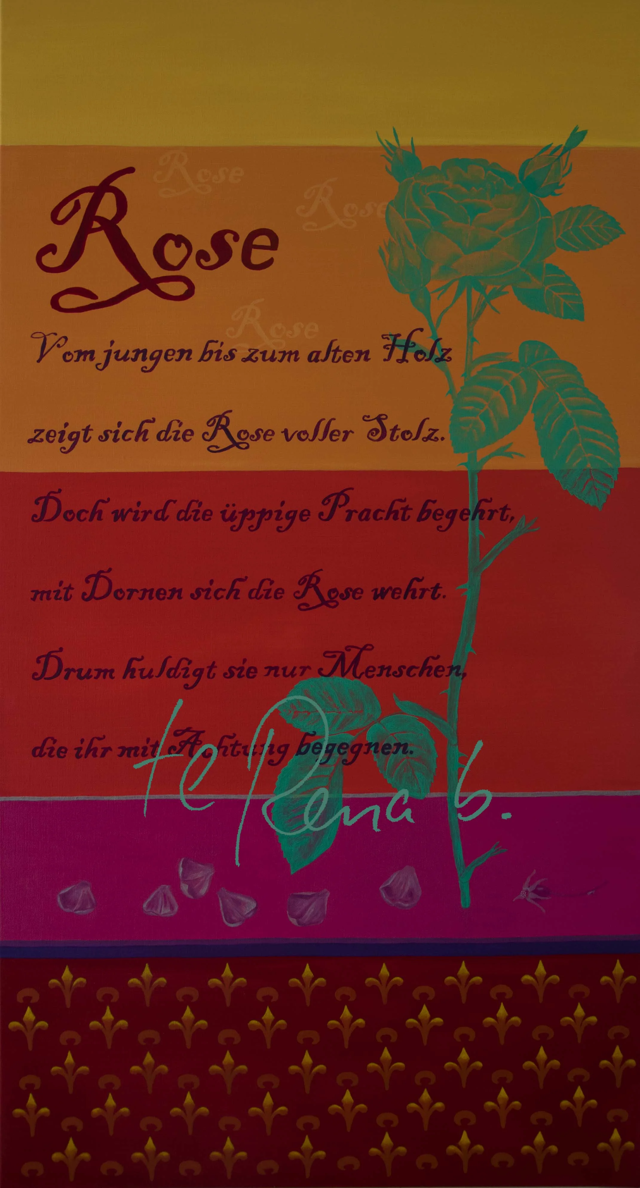 Poesie der Rose I