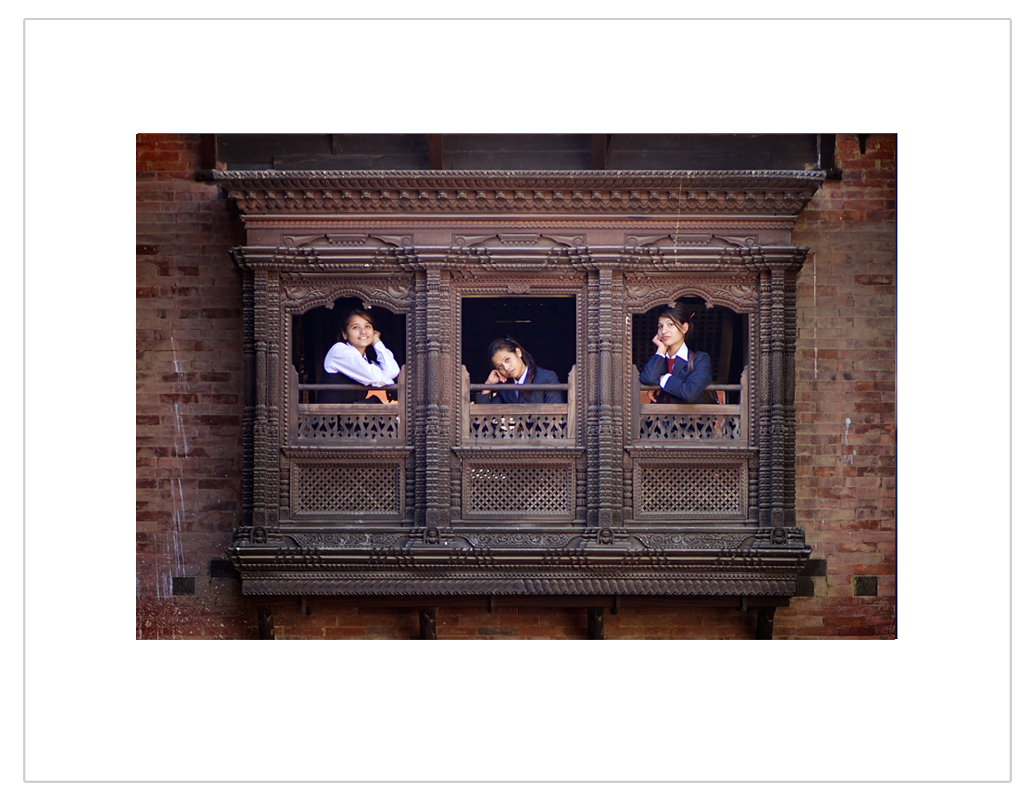 "Portret in old town"