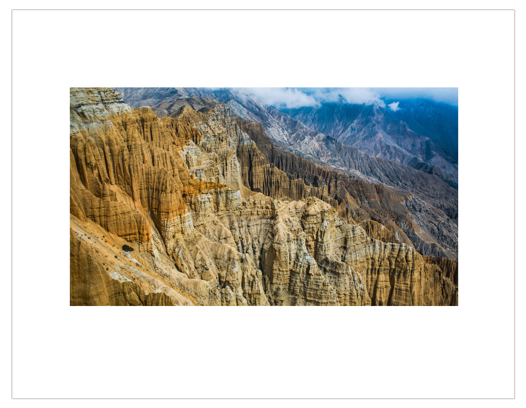 "Mustang eroded mountains"
