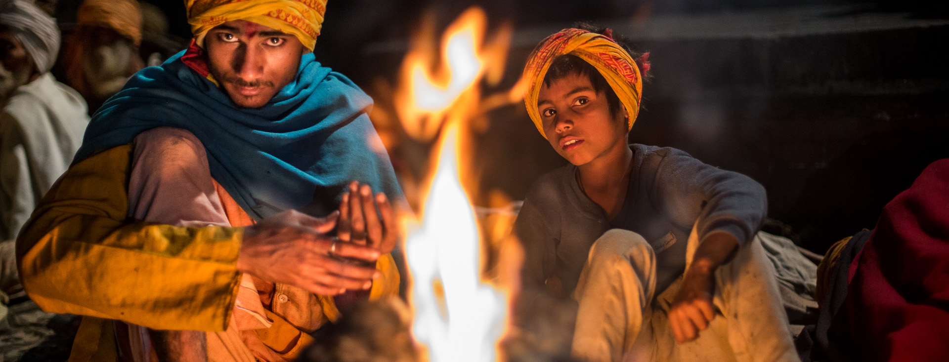 Hindus celebrating Maha Shivaratri at Pashupatinath, Kathmandu.
