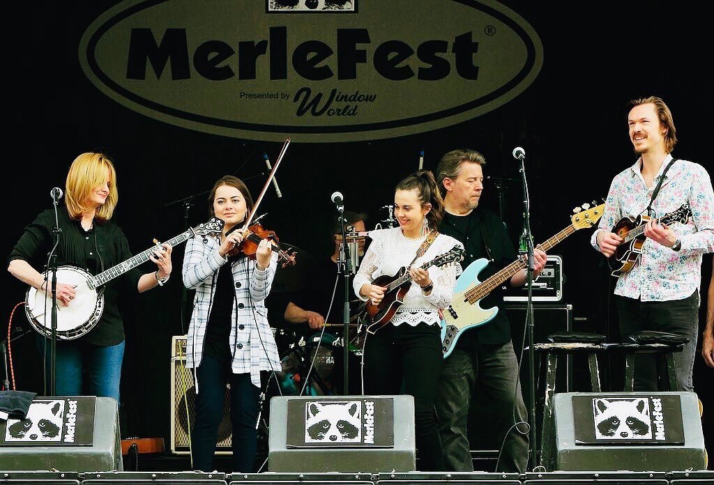 We&rsquo;re excited to be back at it! It was awesome playing a couple sets of music with @alisononbanjo and trading solos with our good friend @sierradawnhull at @merlefest this past weekend.
.
.
.
.
#merlefest #bluegrass #folk #festival #americana #