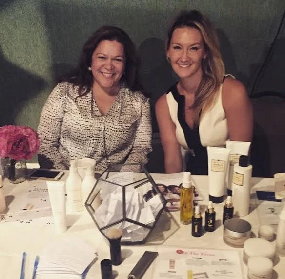The beautiful Dr, Andrea Young (picture on right) 3 months after IWR Tulum 2015 nurturing her entrepreneurial spirit by getting involved in the safe skincare business.
