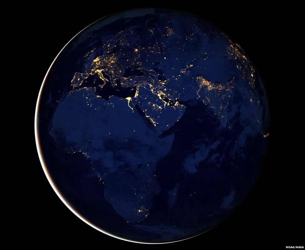The Black Marble (NASA composite satellite image)