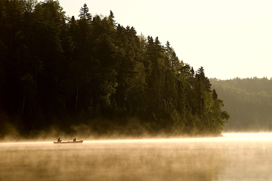"Morning Gold," Cherokee Lake, Boundary Waters Canoe Area Wilderness, Minn.