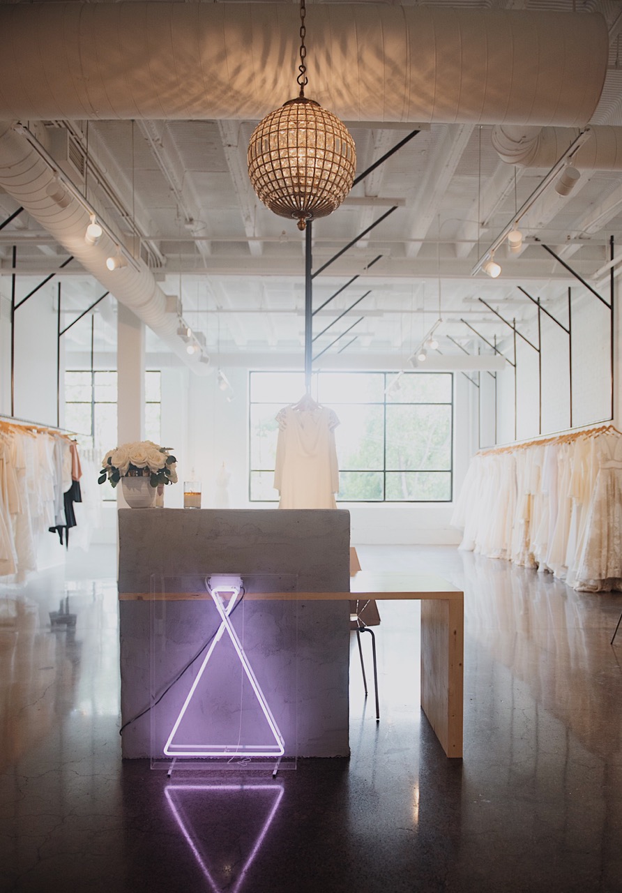 modern bridal boutique