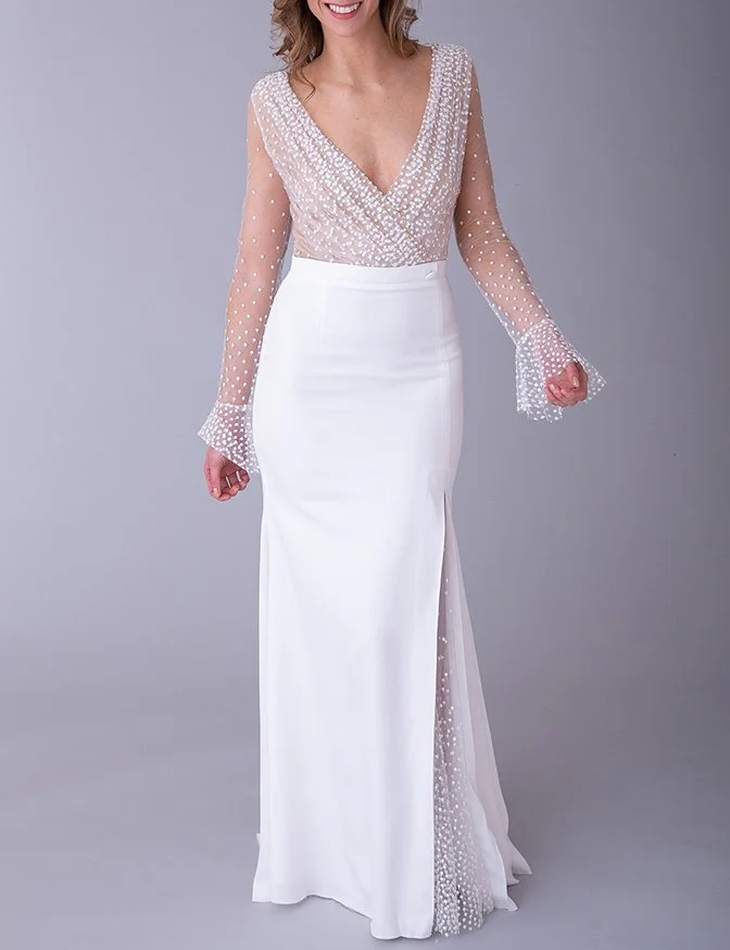 Rime Arodaky 'Joni' sample // bridal size (French size 40) The