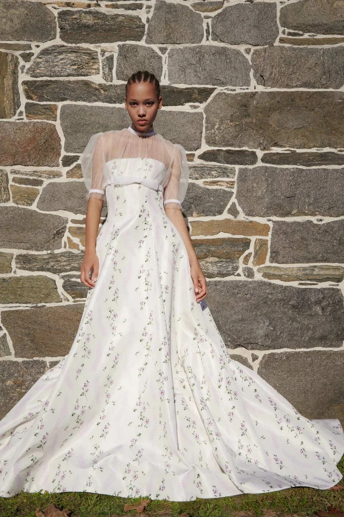 sample bridal dresses HONOR Collection V: Look 20 // size 12 | The White Room | Minneapolis, MN Bridal Shop H&M Ruffle-Trimmed Chiffon Dress Cup:7 Chateau Collection Claire pettibone