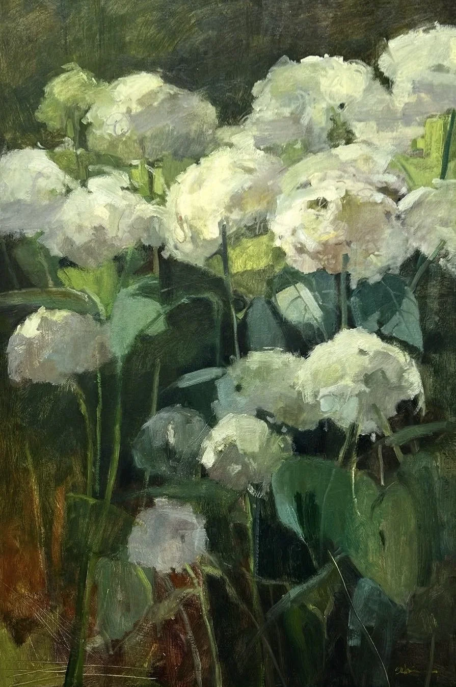  ‘Annabelles in August’  24 × 36” oil on canvas  SOLD 