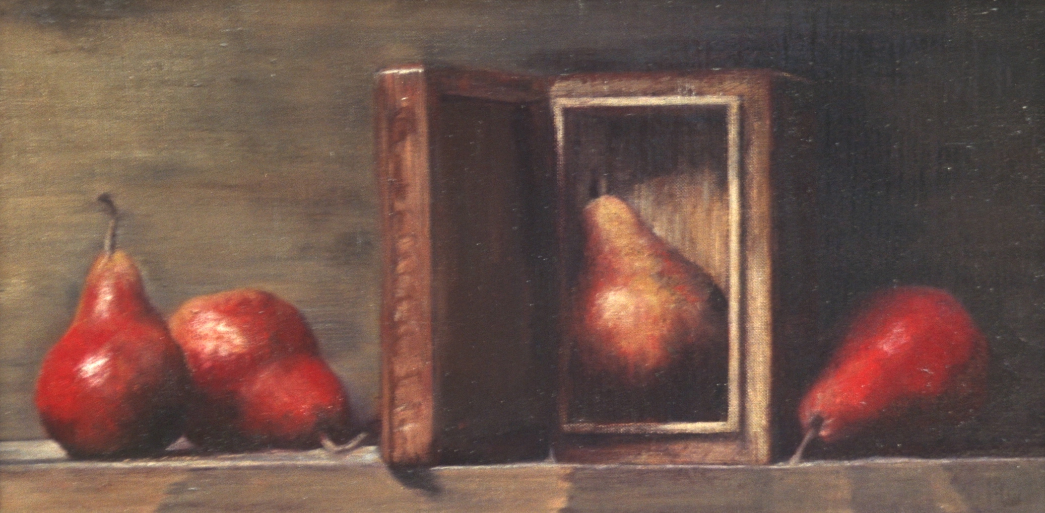 Three Pears and a Box
