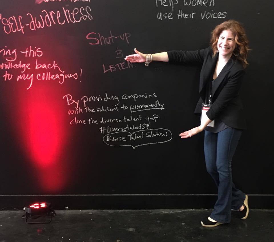 Showcasing the actions I will take to build an inclusive tech ecosystem at the Tech Inclusion Conference in San Francisco on October 26, 2016. (This post was originally run on The Huffington Post on November 2, 2016.) Creating an inclusive tech ecosystem is no small feat. This fact was brought to light over and over again at last week’s Tech Inclusion gathering in San Francisco. Featuring a powerful lineup of speakers and facilitators such as Leslie Miley , Director of Engineering at Slack , David King , Director of Diversity & Belonging at Airbnb , Nancy Lee , VP of People Operations at Google and Gil Gonzales , State of California Governor’s Office of Business and Economic Development , it seemed that every sector was weighing in on this important topic. Unlike many other traditional diversity and inclusion conferences, this event featured a ThoughtWorks Solutions Lab, focused on solving many of today’s diverse talent challenges, and panels covering topics ranging from government policy to race to wage equality to accessibility and usability in design. Embracing and demonstrating inclusion, the event even featured gender neutral restrooms. At the end of the two days, my mind was racing, filled with so many ideas and questions, but also hope, for these conversations, unlike so many to date, focused on solutions. Hosted by Change Catalyst and presented by Google for Entrepreneurs at the Innovation Hangar, it should not have been a surprise that solutions across the entire ecosystem of tech, from government policy to community advocacy to organizational culture, were addressed directly. During one panel discussion amongst directors of diversity and inclusion, the topic of bias came up, to which LaFawn Davis , Global Head of Culture & Inclusion at Paypal , stated, “You have to systematically remove bias in order to actually get results.” This refreshing response, which immediately put aside the notion that unconscious bias training alone could resolve this systemic and countrywide issue was indeed needed. Dominique Guzman , a Could Infrastructure Security Engineer who leads Twilio’s current diversity efforts, added, “Your best tools are educated employees.” This is indeed another great point in efforts to mitigate bias, thus supporting the need for education and awareness within the larger systemic changes needed to address policies to support and address diversity in areas such as succession planning, promotions and hiring. In a talk by Leslie Miley, he began, “The pipeline has never been a problem” and while the heart of Silicon Valley’s employees seemed to be in the right place, the money did not. With this in mind, Miley continued, “What if, for example, Google opened up a facility in Atlanta instead of Boulder,” where there actually is a large pool of qualified diverse talent? He went on to state that Slack is opening an office in Toronto to take advantage of this exact opportunity. Throughout the conferences, voices such as Miley’s spoke up and out, acknowledging the fact that there is indeed a problem in tech, but there are also plenty of solutions, and not one of them is simple or isolated. It truly takes a village, and even an entire country, to create and support the inclusive tech ecosystem of the future. In reflecting on my time at the conference, surrounded by start-up founders, entrepreneurs, new college graduates, experts and policy makers, I was reminded of the diversity required to even create this ideal ecosystem addressed above. For decades, this task has been left to Diversity and Inclusion professionals, siloed and buried in Learning and Development Departments or deep within HR Departments, without budget, without resources and without access to the CEO. And, yes, all of these aspects matter greatly in whether Diversity and Inclusion is seen as a true business, instead of a philanthropic, priority. Never in my career had I met so many people from across so many sectors, ages, levels and dimensions of diversity, all joining together as one inclusive group to address today’s diversity challenges, in the workplace and in our communities. In a recent article in The New York Times titled, “Read Buber, Not the Polls,” Brooks begins with the statement, “If America were a marriage we’d need therapy.” While he is referencing the elections, this statement more than aptly applies to the “therapy” needed in addressing today’s complex diversity challenges, especially as they pertain to race relations and the carryover into today’s workplaces. With workshops such as “Under the Radar: Exploring Beliefs & Assumptions about Race & Each Other” and “How Companies Can Prepare for the Next Racially Charged Spaying Before it Happens,” this Conference addressed the uncomfortable topics needed to bring this conversation forward. This sort of “therapy” is definitely what is needed to push the boundaries, to even break them, in order to then circle back, sit down and say, “OK. I’m ready now. I’m ready for a change.” Brooks goes on to educate readers about Buber’s writings and the distinction between two different types of relationships, the I-It and I-Thou. The I-It relationships being either “utilitarian” or “truncated versions of what should be deep relationships.” On the other hand, the I-Thou relationships, as Brooks states, are “personal, direct, dialogical — nothing is held back.” Imagine a world in which these types of relationships existed everywhere, without hesitation, on a daily basis. Now imagine a corporate workplace in which this sort of ideology is not only embraced, but also enacted upon, in meetings, in corporate wide communications and in one-on-one interactions. This is the type of ideology that will truly change tech’s dismal diversity story from one about utilitarianism to one about emotive realism and progress. As Brooks so eloquently states, “You can’t intentionally command I-Thou moments into being. You can only be open to them and provide fertile soil.” This year’s Tech Inclusion Conference definitely did so by providing this needed and yet so seemingly void “fertile soil” in the Silicon Valley bubble. Having worked in this field for many years, I have seen it evolve from one about compliance and basic diversity to the current conversation around inclusion and innovation, both of which are harder to measure and define. As such, the field needs new ways to address these areas, and the best way is by embracing the I-Thou relationship, that which evokes intimacy and goes beyond the traditional and often superficial conversations to date. It’s time to be uncomfortable. It’s time to be real. And it’s definitely, once and for all, time for solutions.