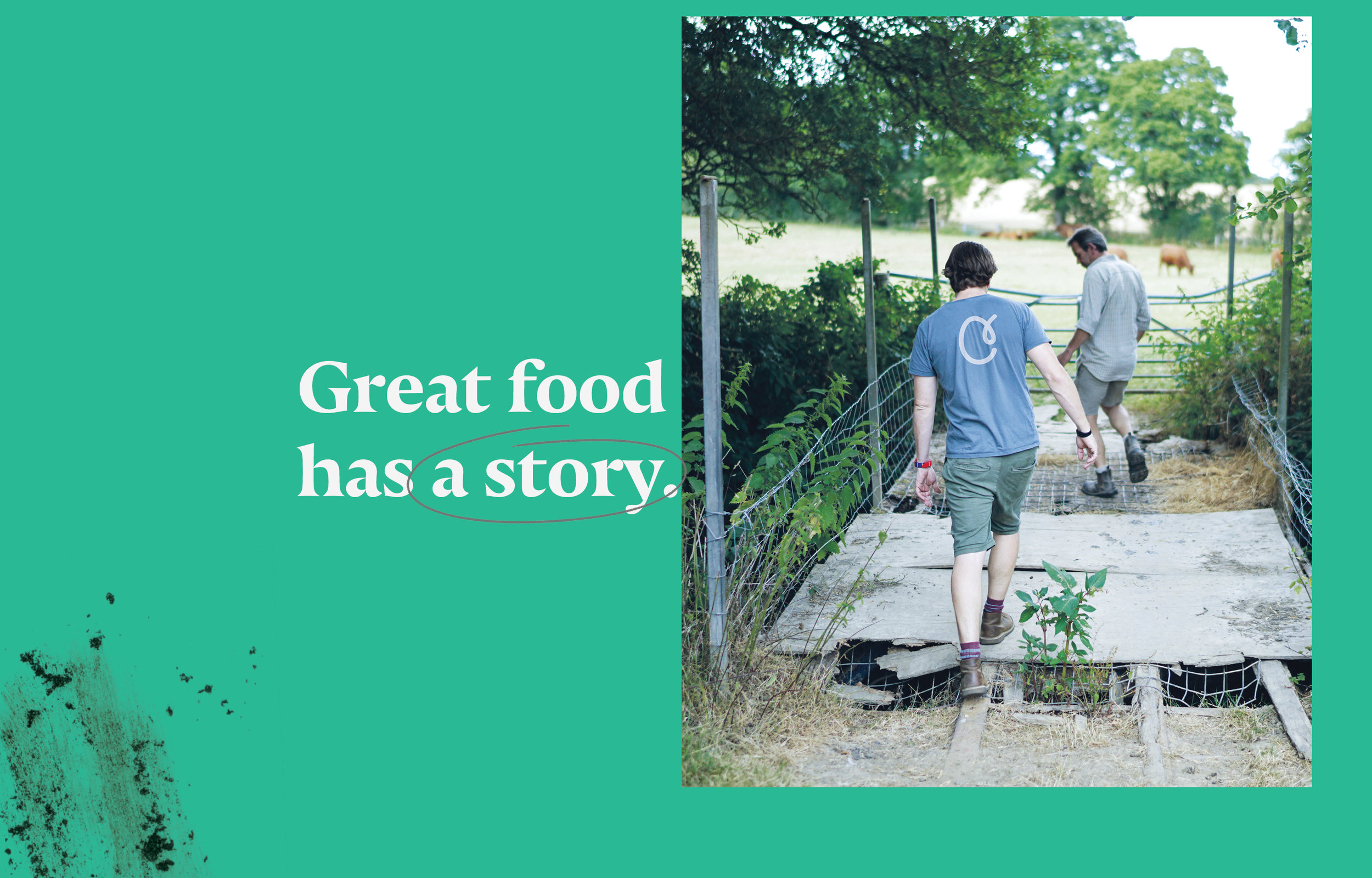 I worked closely with our Chief of Brand to write a ‘spirit guide’ to Farmdrop. We wanted to highlight the importance of great food and what it means to everything and everyone around it.
