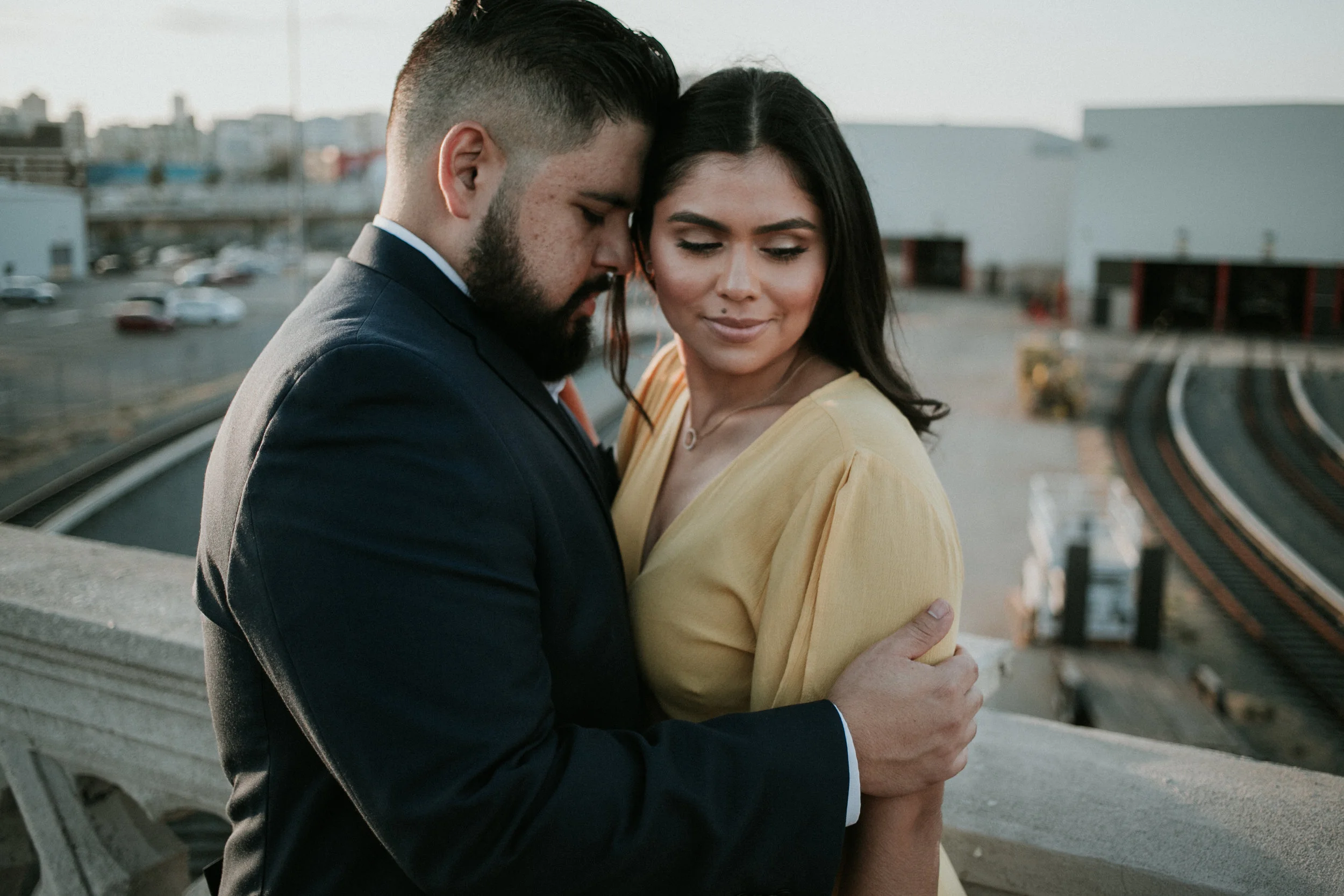 Gus + Teresa - Engagement - Downtown Los Angeles, Ca