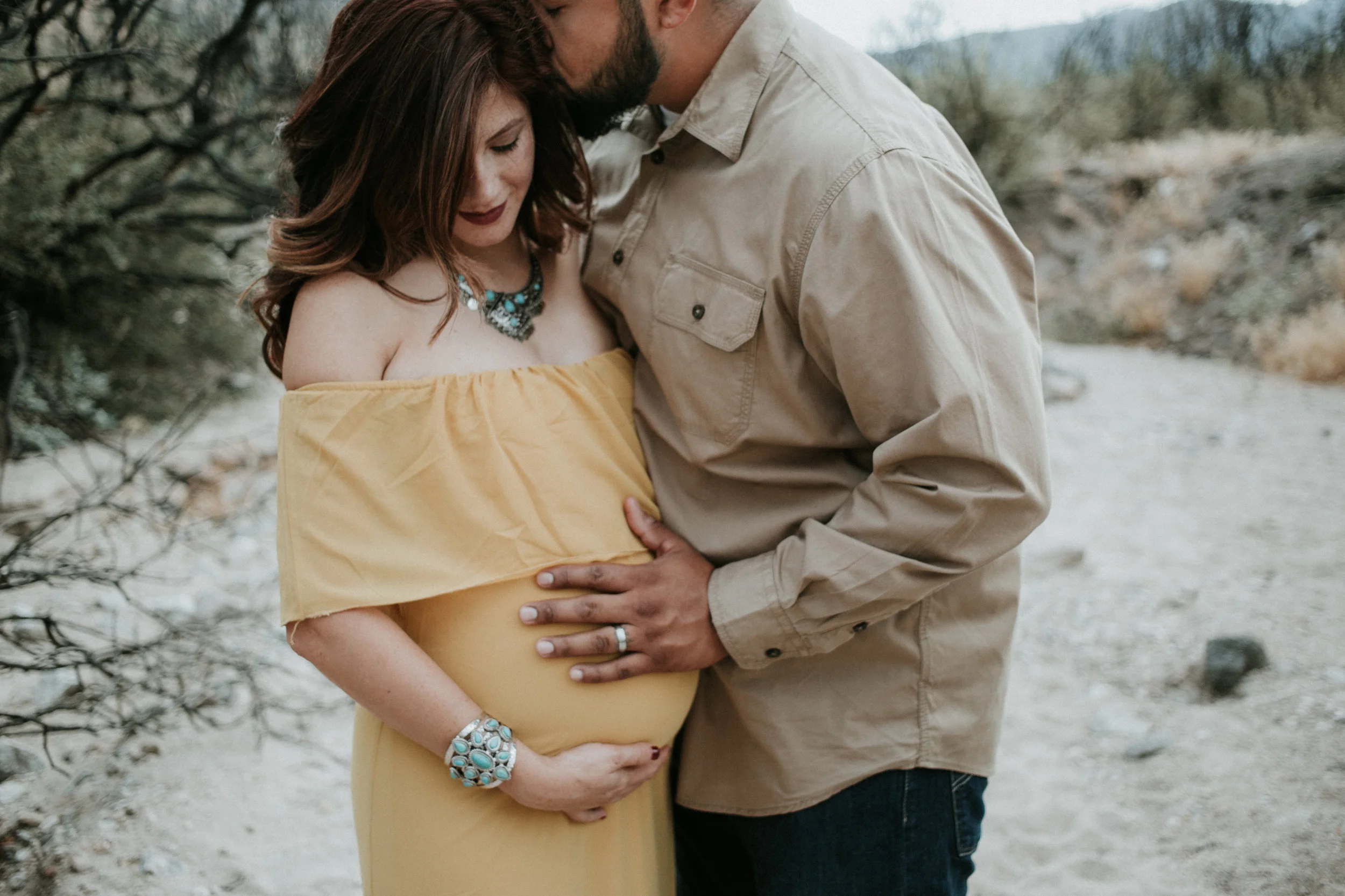 Steven + Ariana - Maternity - Mormon Rocks, Ca