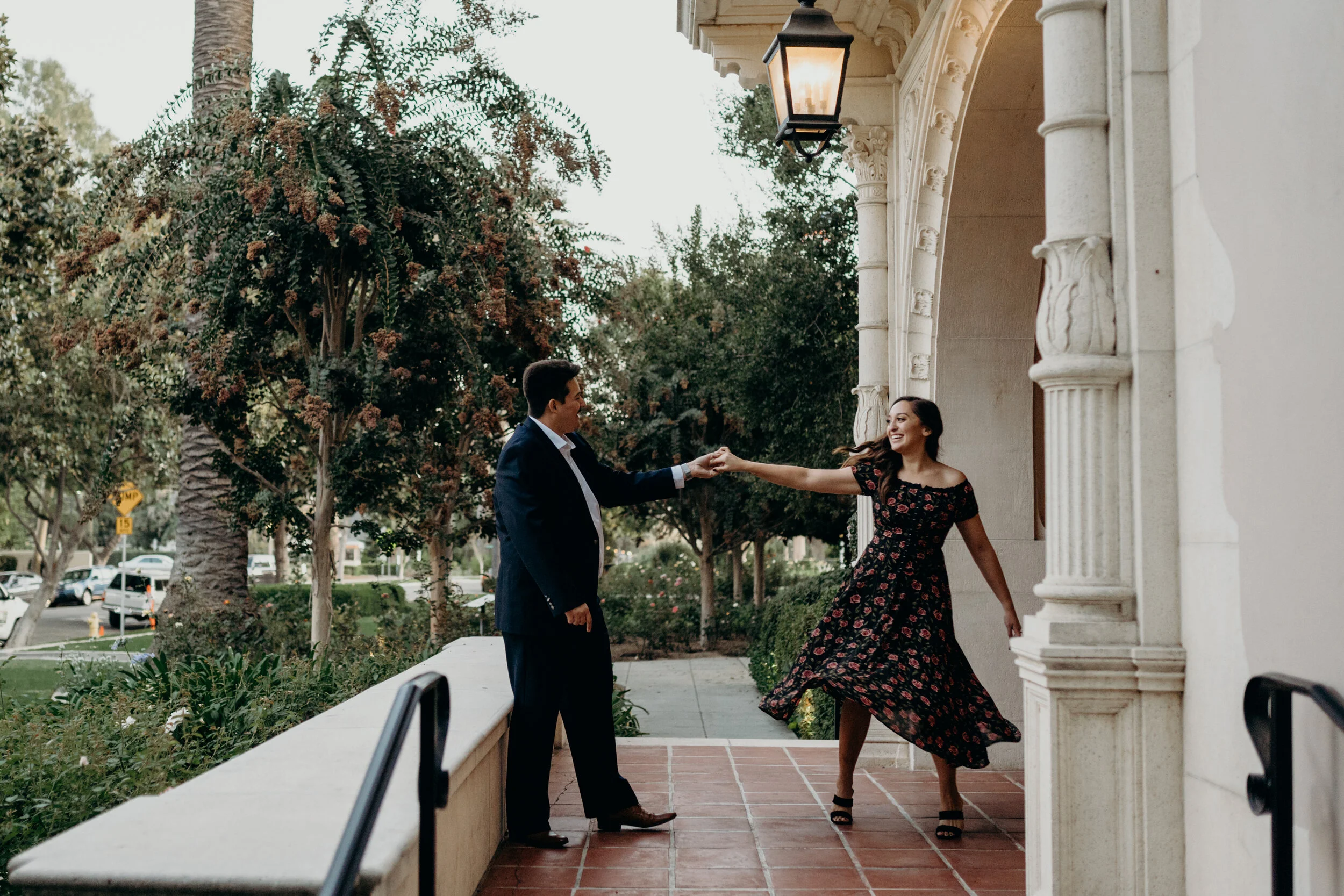 Joshua + Felicia - Engagement - Dancing Through Downtown Pasadena