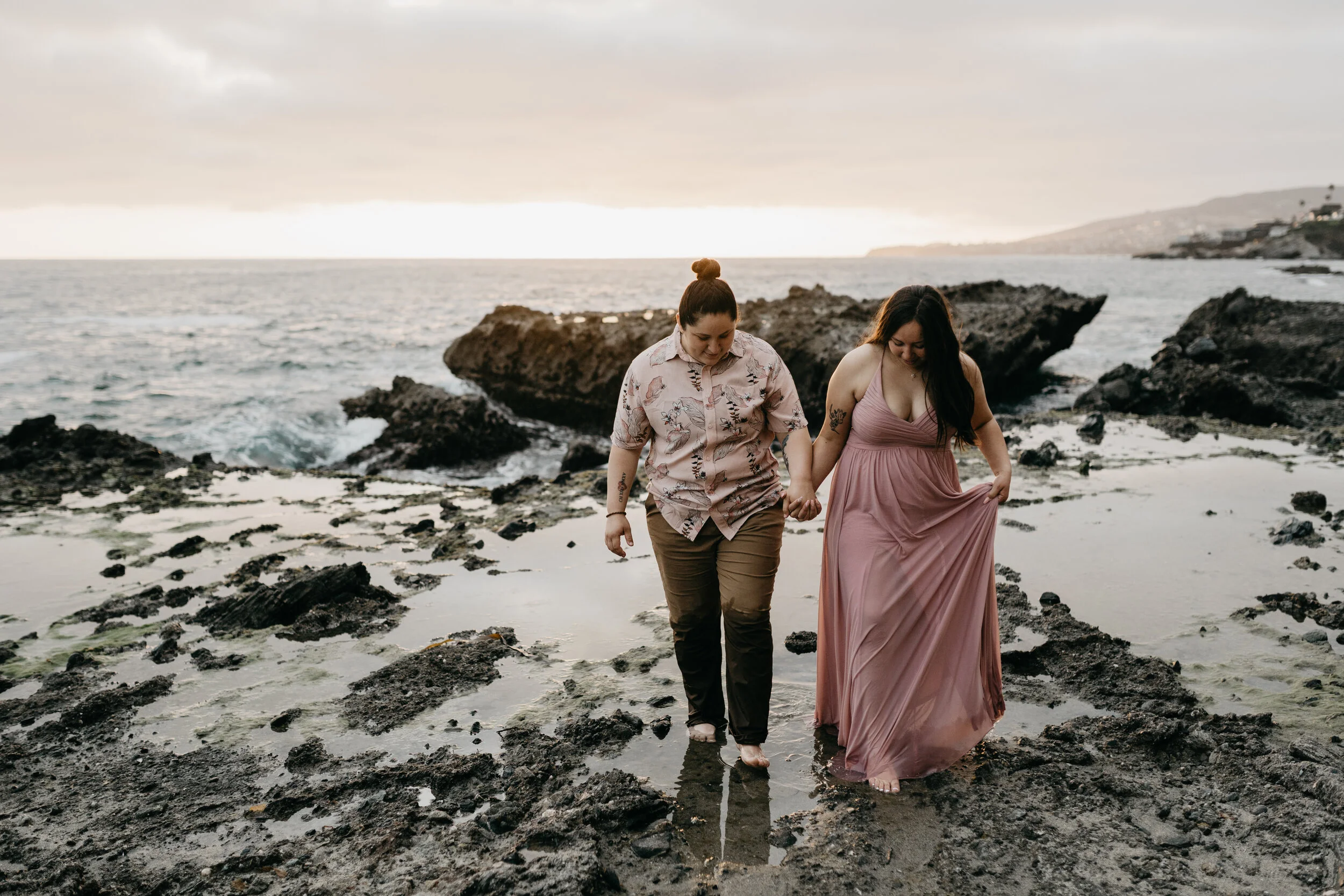 Karissa + Kayley - Engagement - Laguna Beach Sunset Session