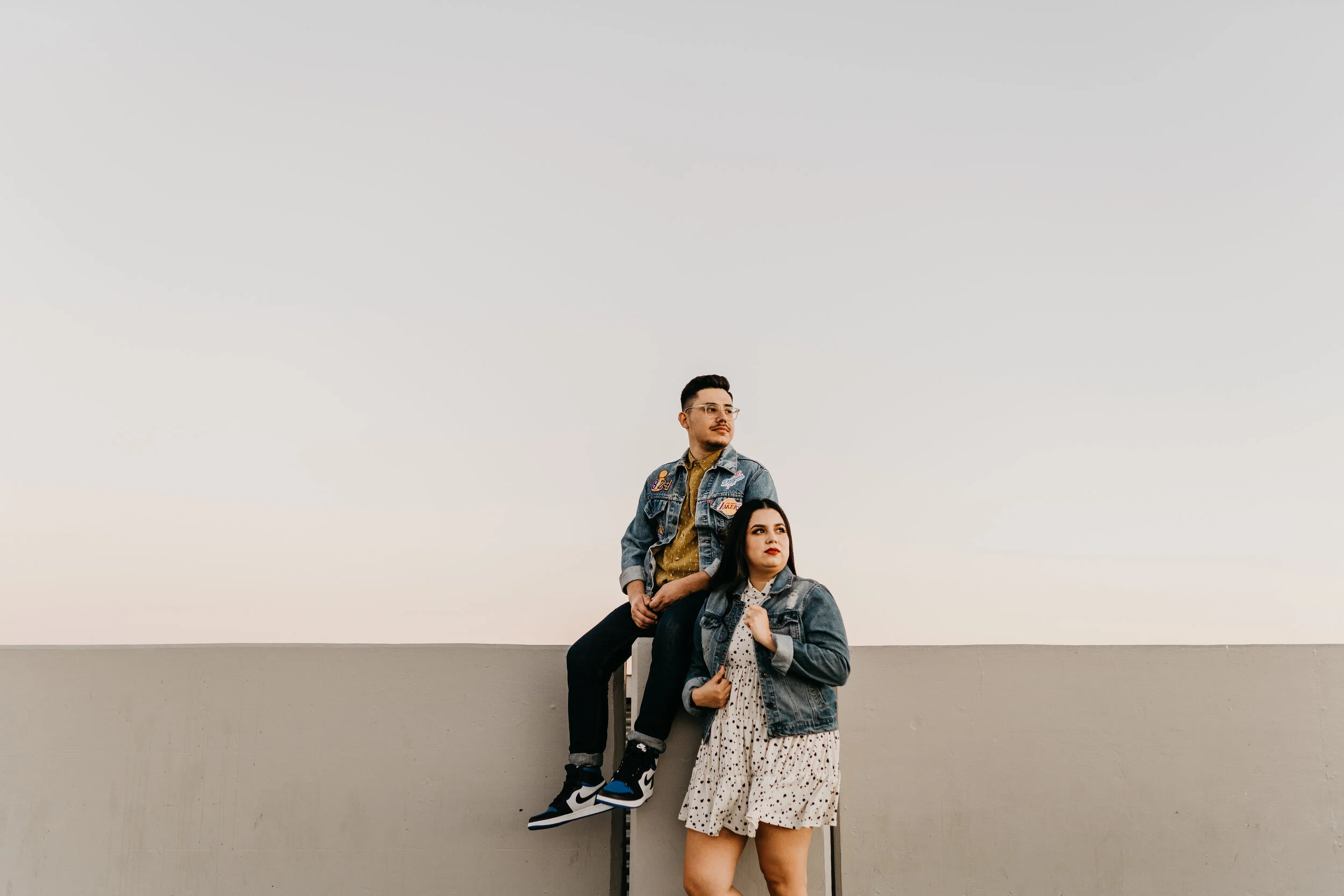 Ray + Angela - Engagement - Date Night in Downtown - Claremont