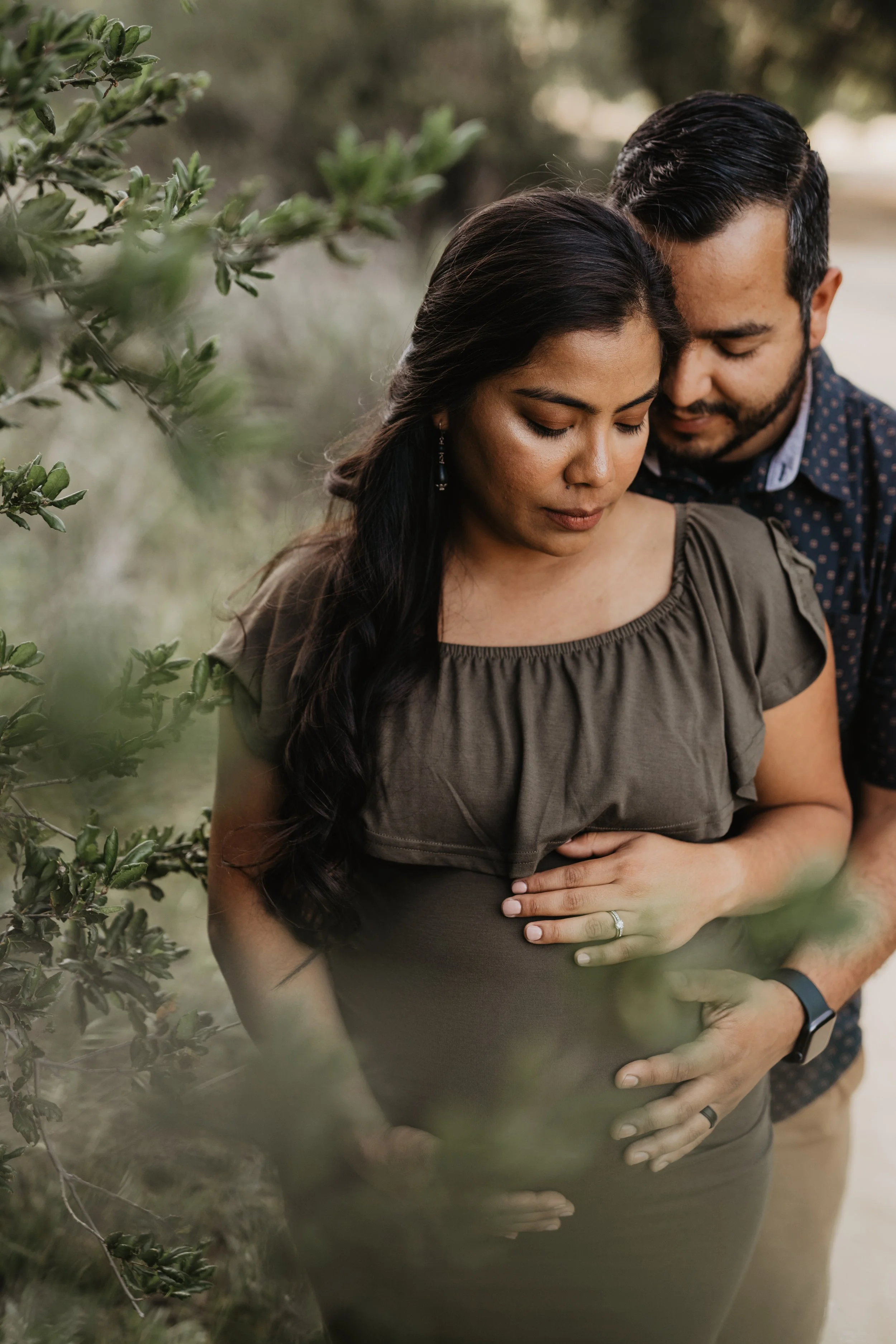 Korina + Roger - Mountain Sunset Maternity Session - Redlands Ca.