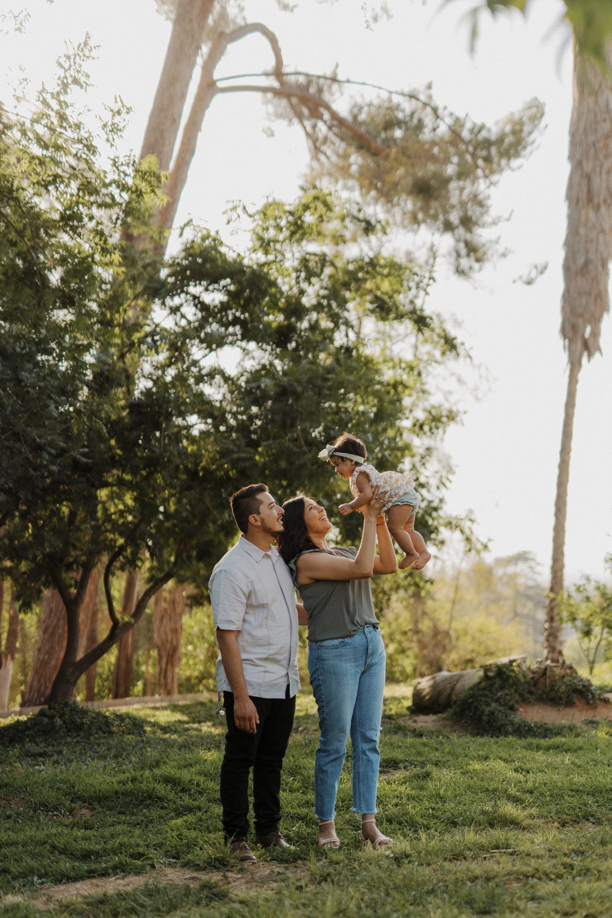 Gina + Miguel - Family Session - Prospect Park Redlands Ca.