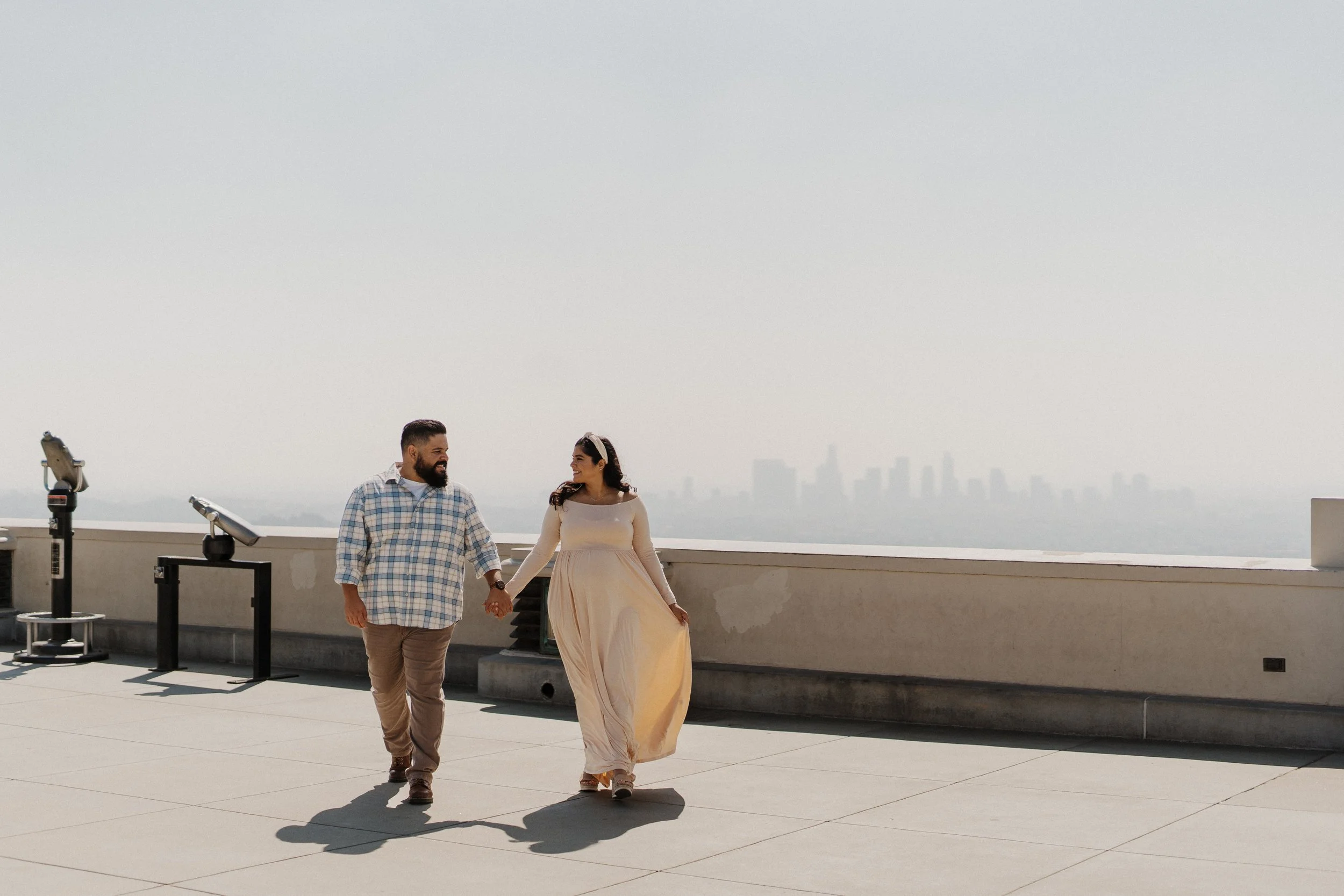 Gus + Teresa - Maternity - Griffith Observatory Los Angeles CA