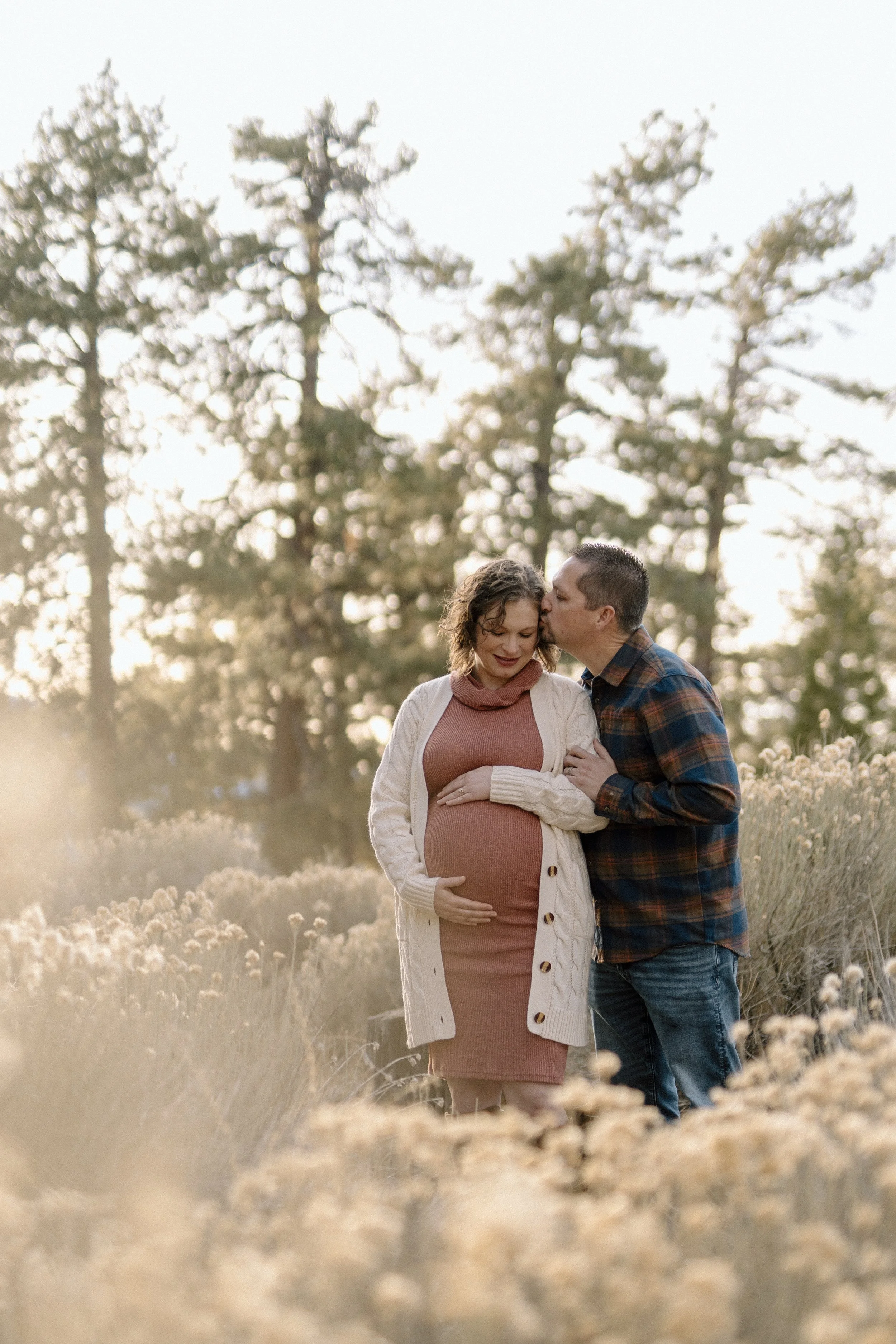 Nichole + Matt - Mountain Top Maternity Session - Wrightwood, Ca.