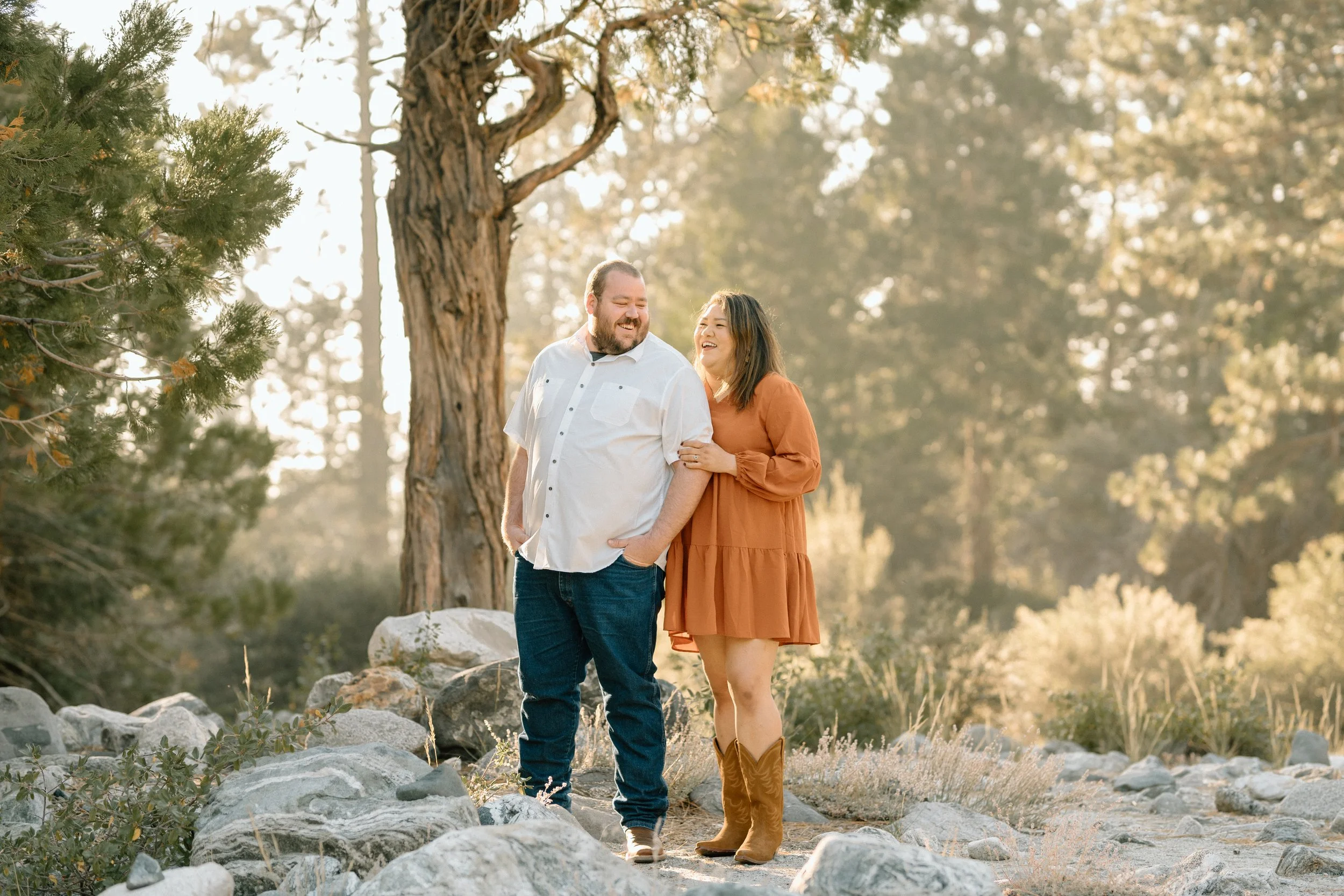 Brandon + Kathy - Engagement - Sunset Session in Forest Falls California